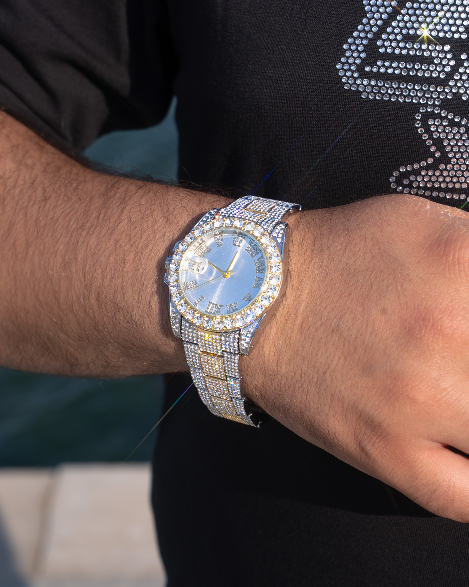 Iced Roli Case Watch Saat (Double Color)