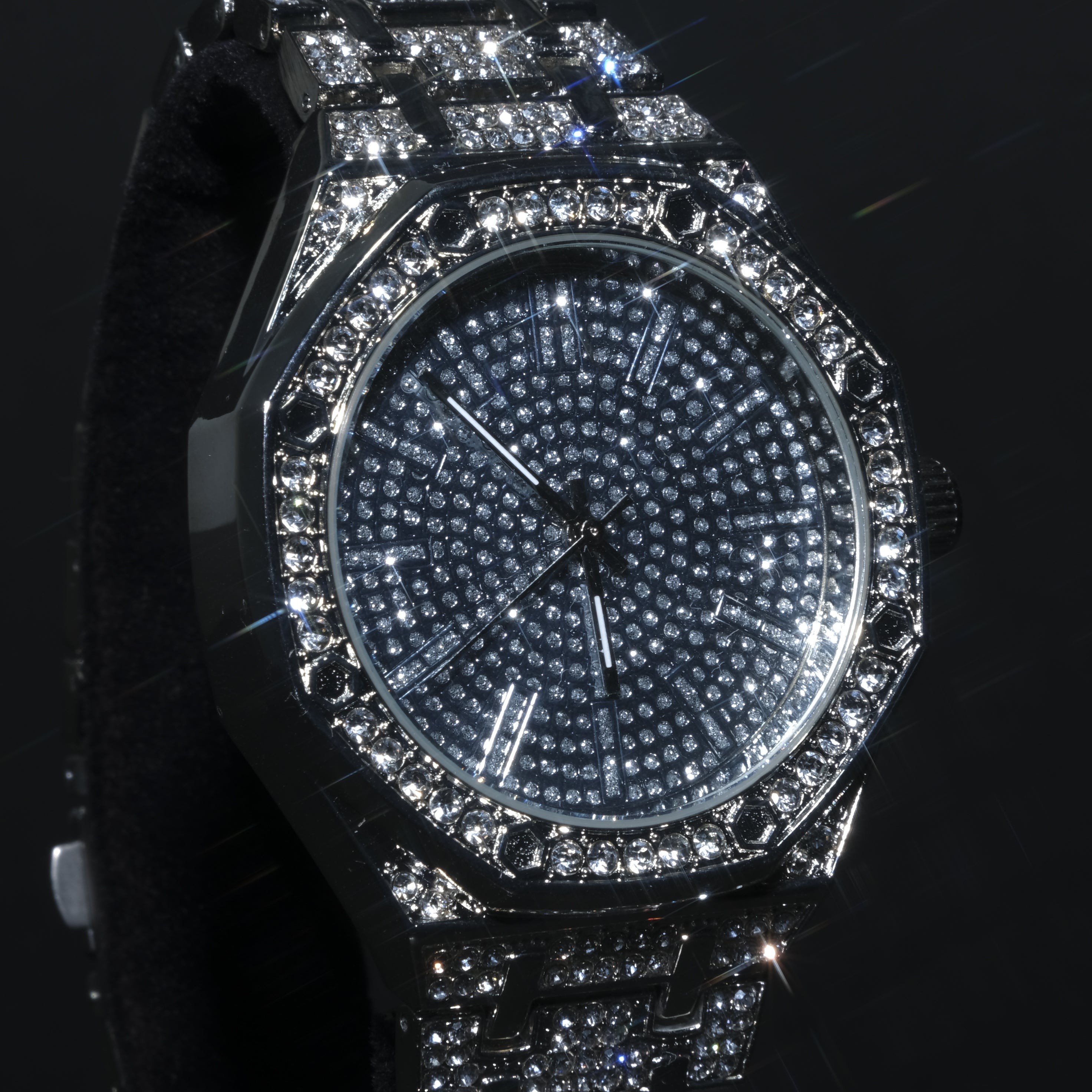 Chopers Iced Out Watch (Silver)