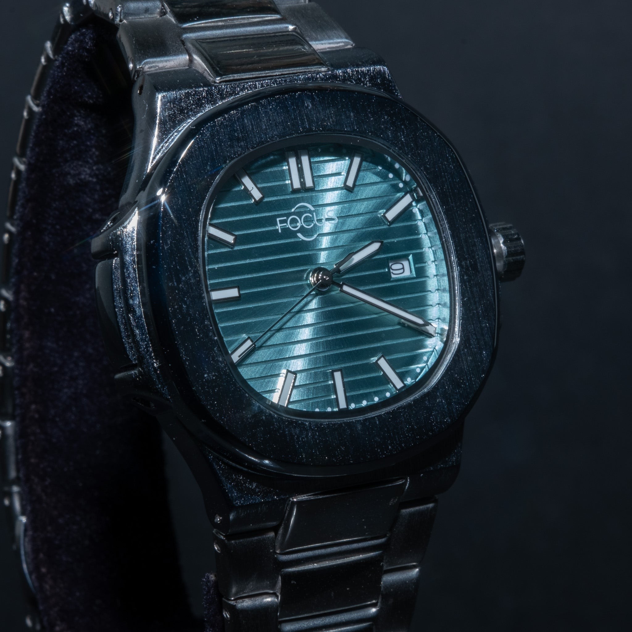 Patek Case Watch (Turquoise)