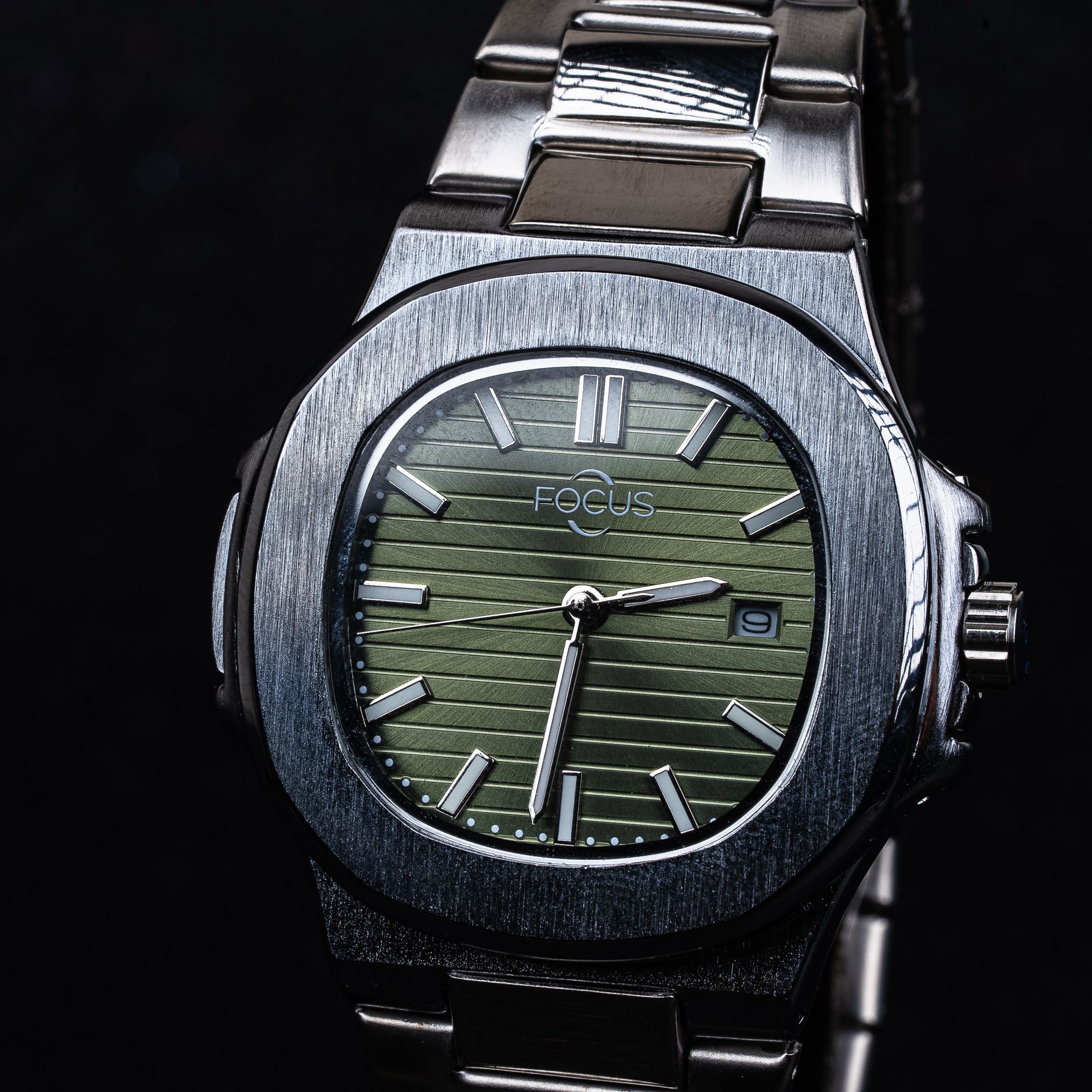 Patek Case Watch (Green)