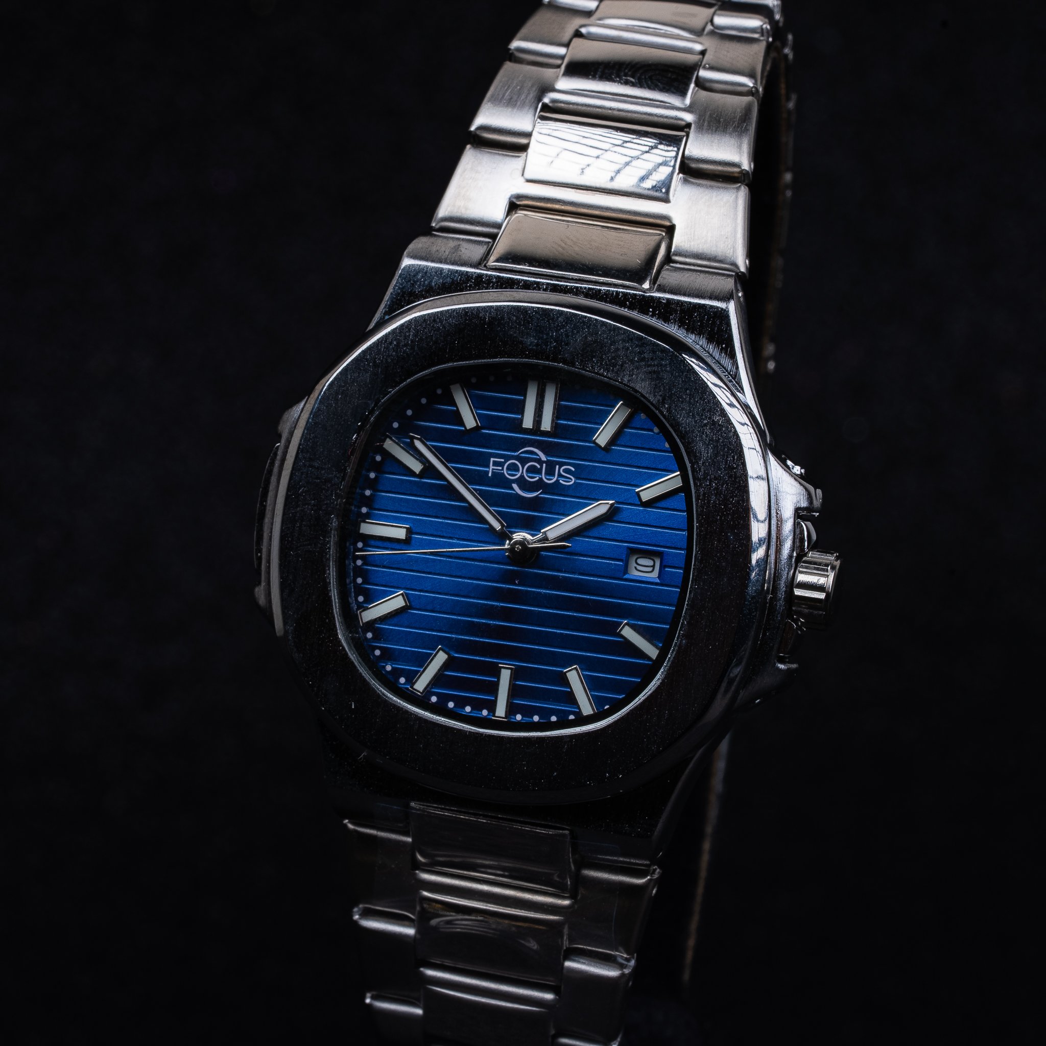 Patek Case Watch (Blue)