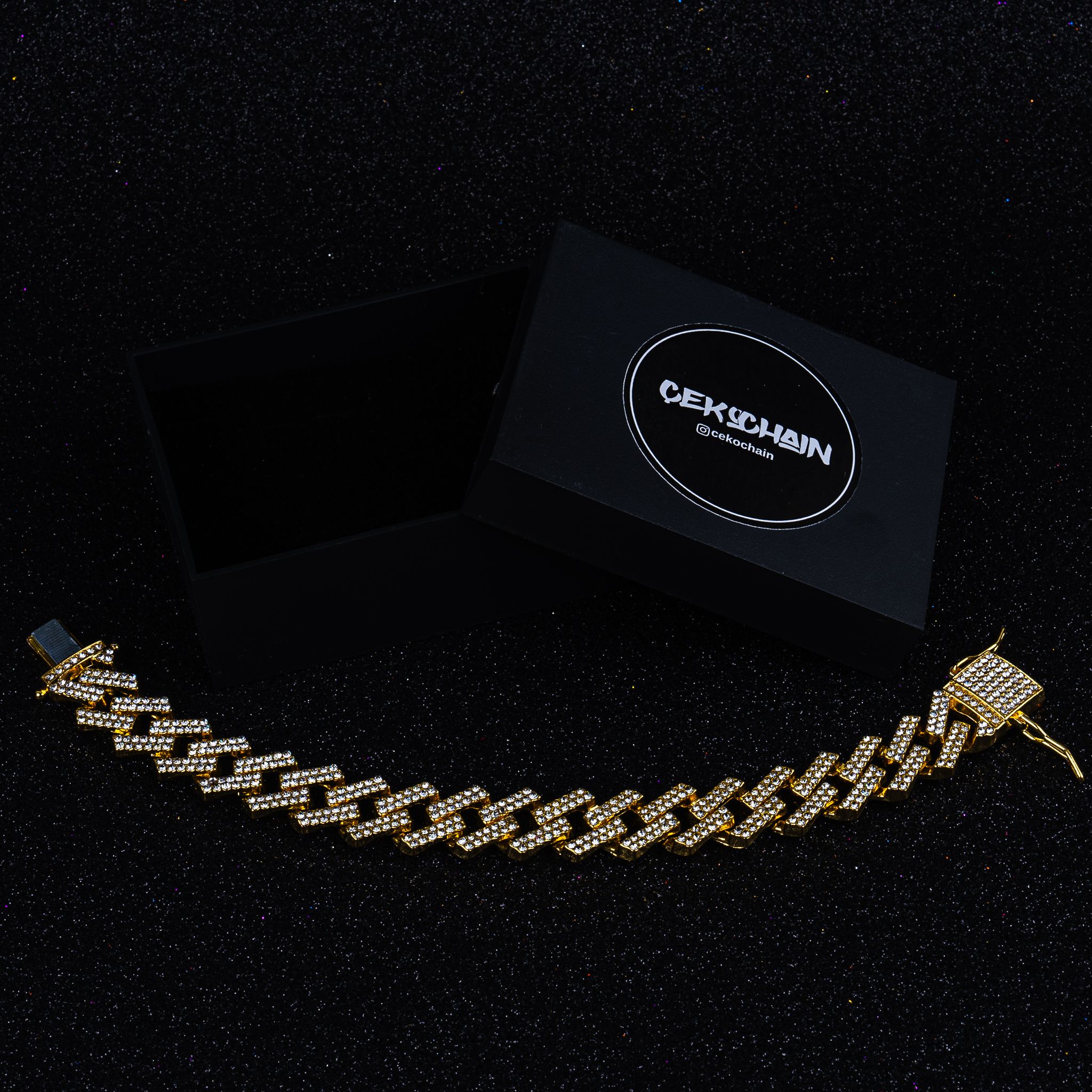 15MM Prong Bracelet (bileklik) Gold