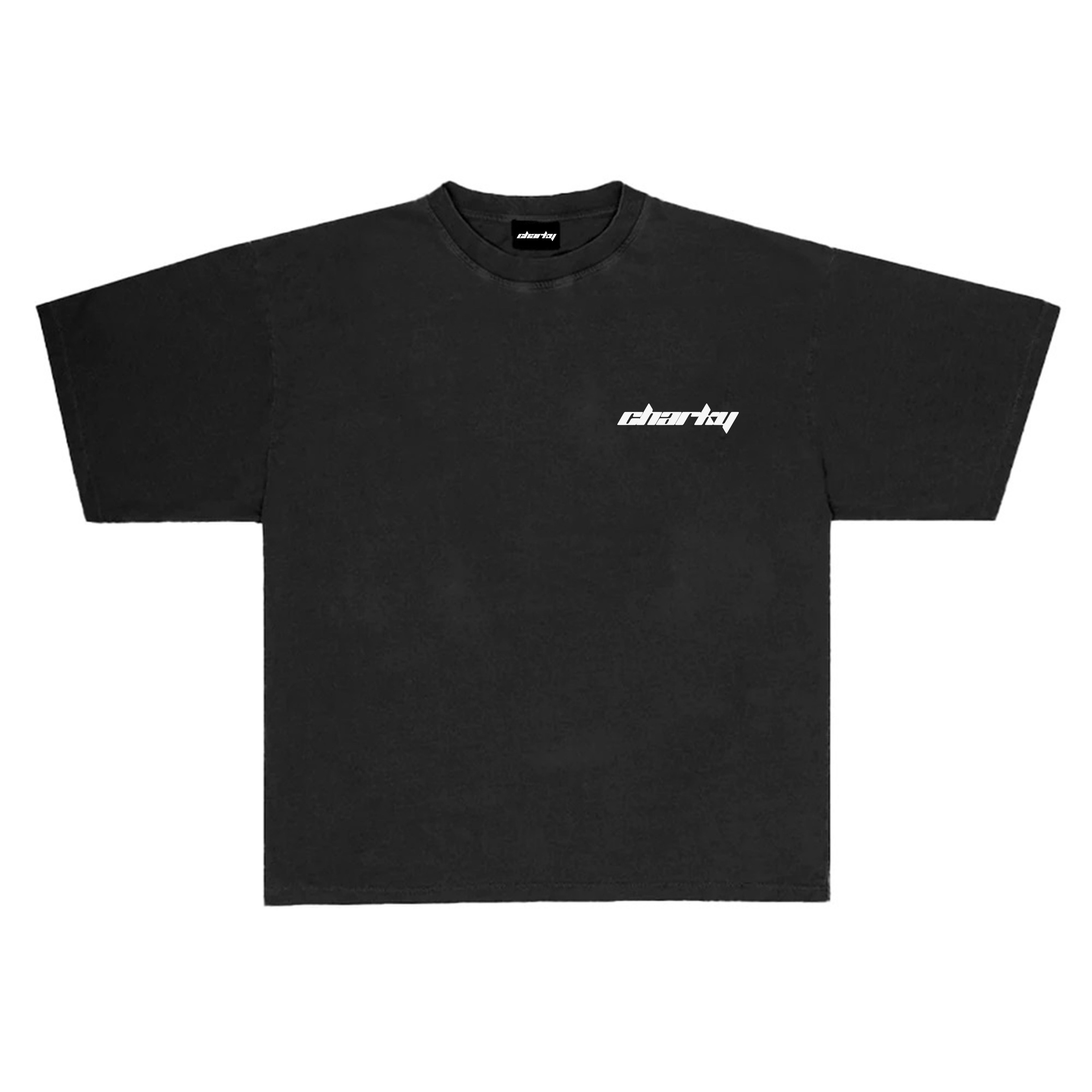 CHARKY BLACK OVERSIZE TEE TS19