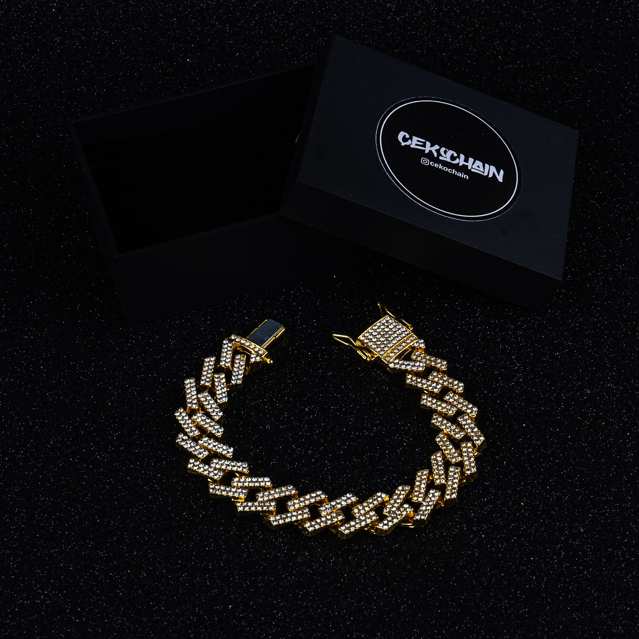 15MM Prong Bracelet (bileklik) Gold