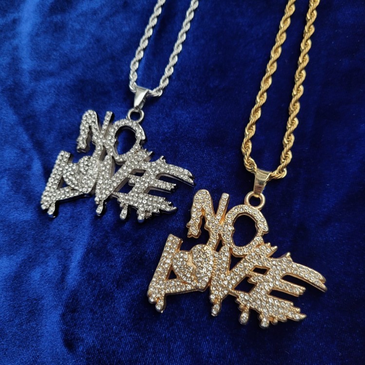 Iced Out No Love pendant