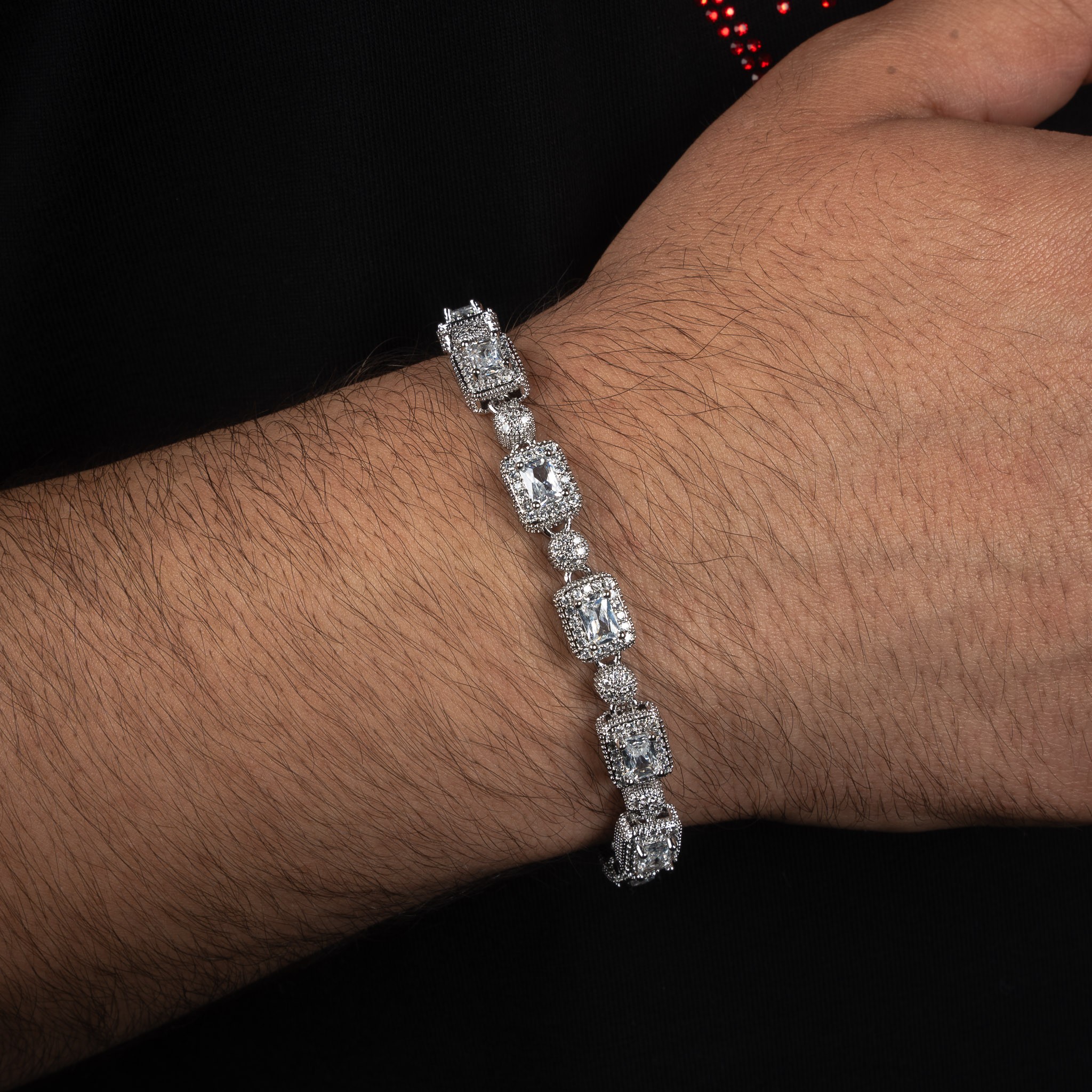 Iced Out 12mm Baget Bileklik V2