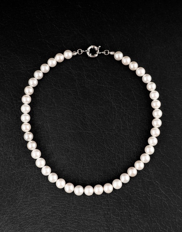 Porselen İnci Kolye Porcelain Pearl Necklace