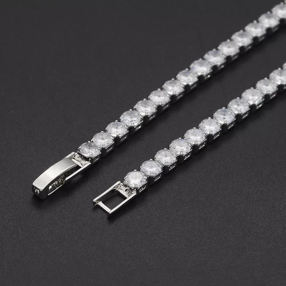 3MM Tennis Chain Silver (Paslanmaz Çelik)