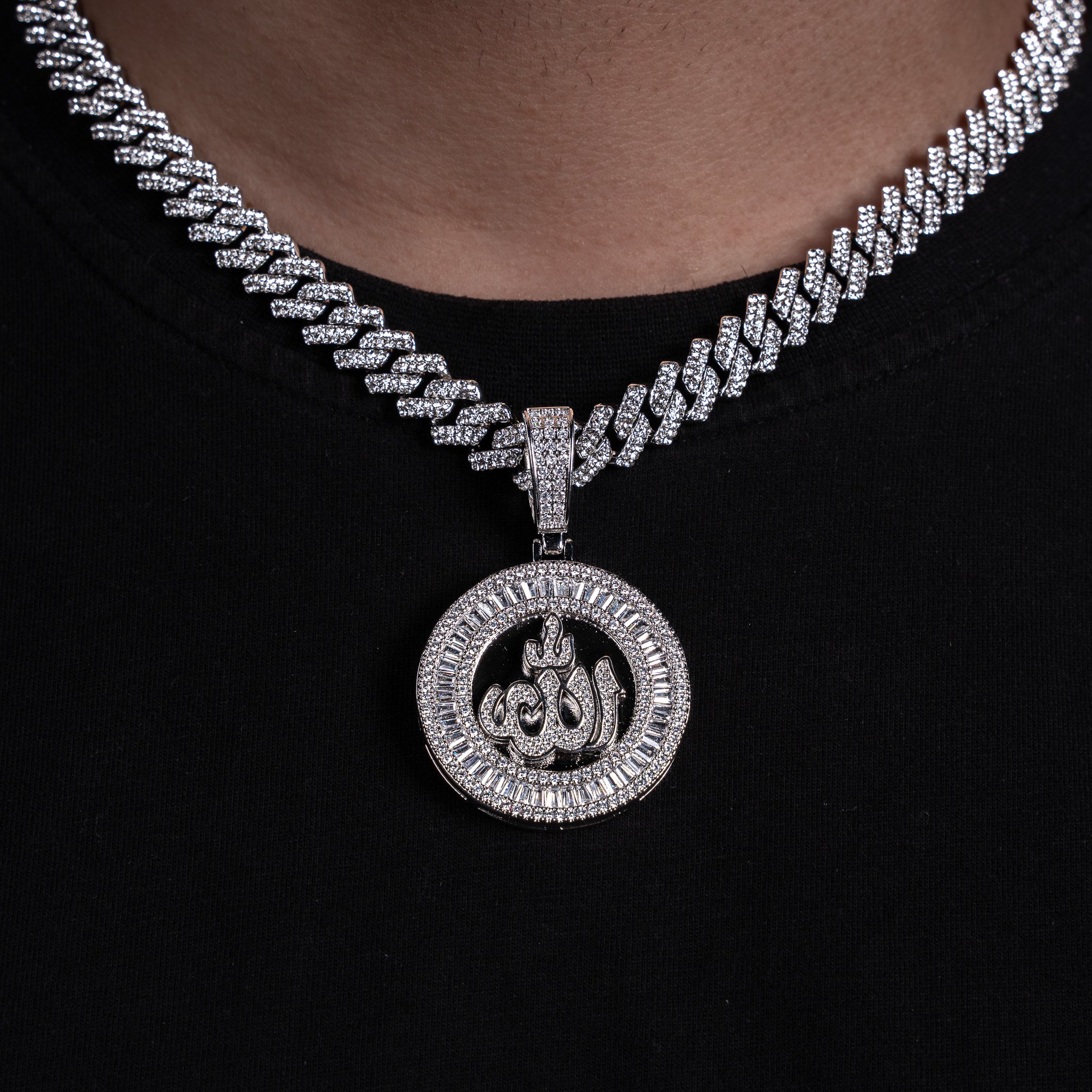 Iced Muslim Allah Pendant