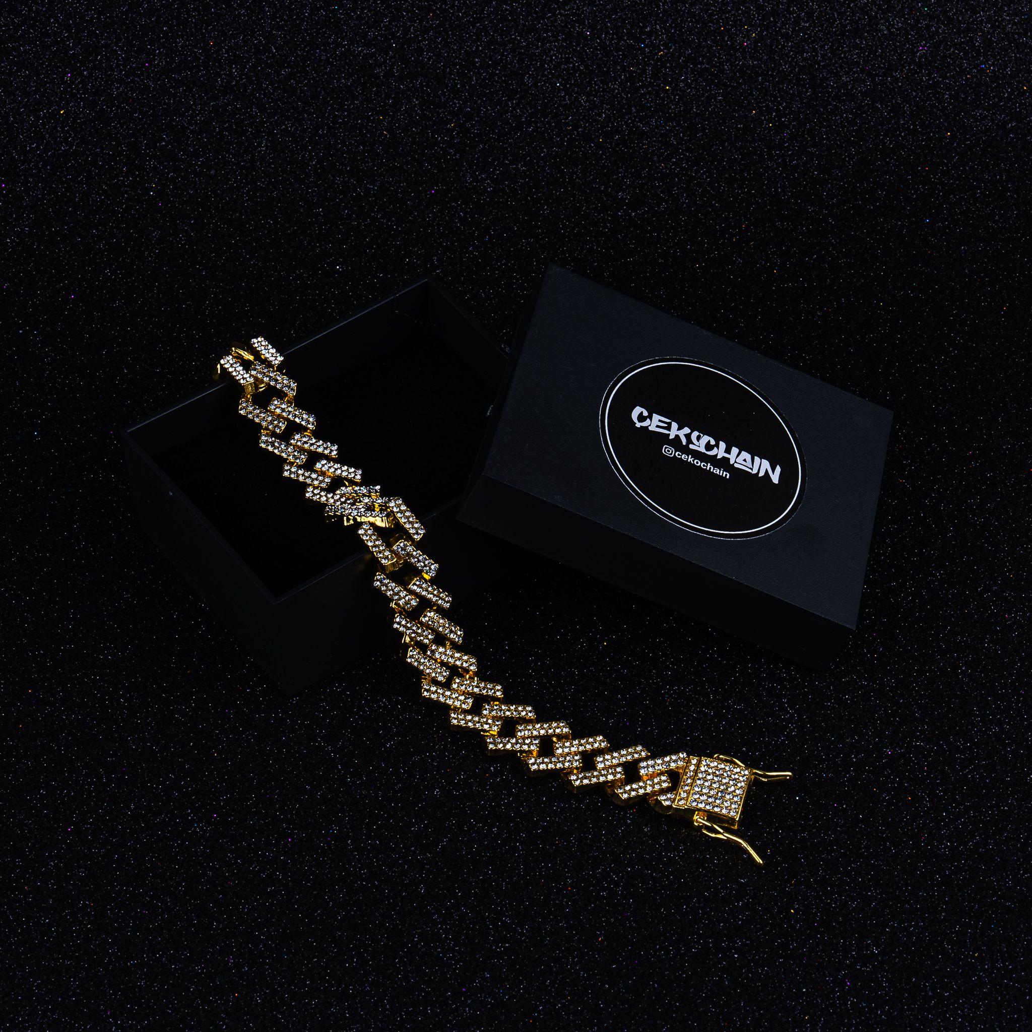 15MM Prong Bracelet (bileklik) Gold