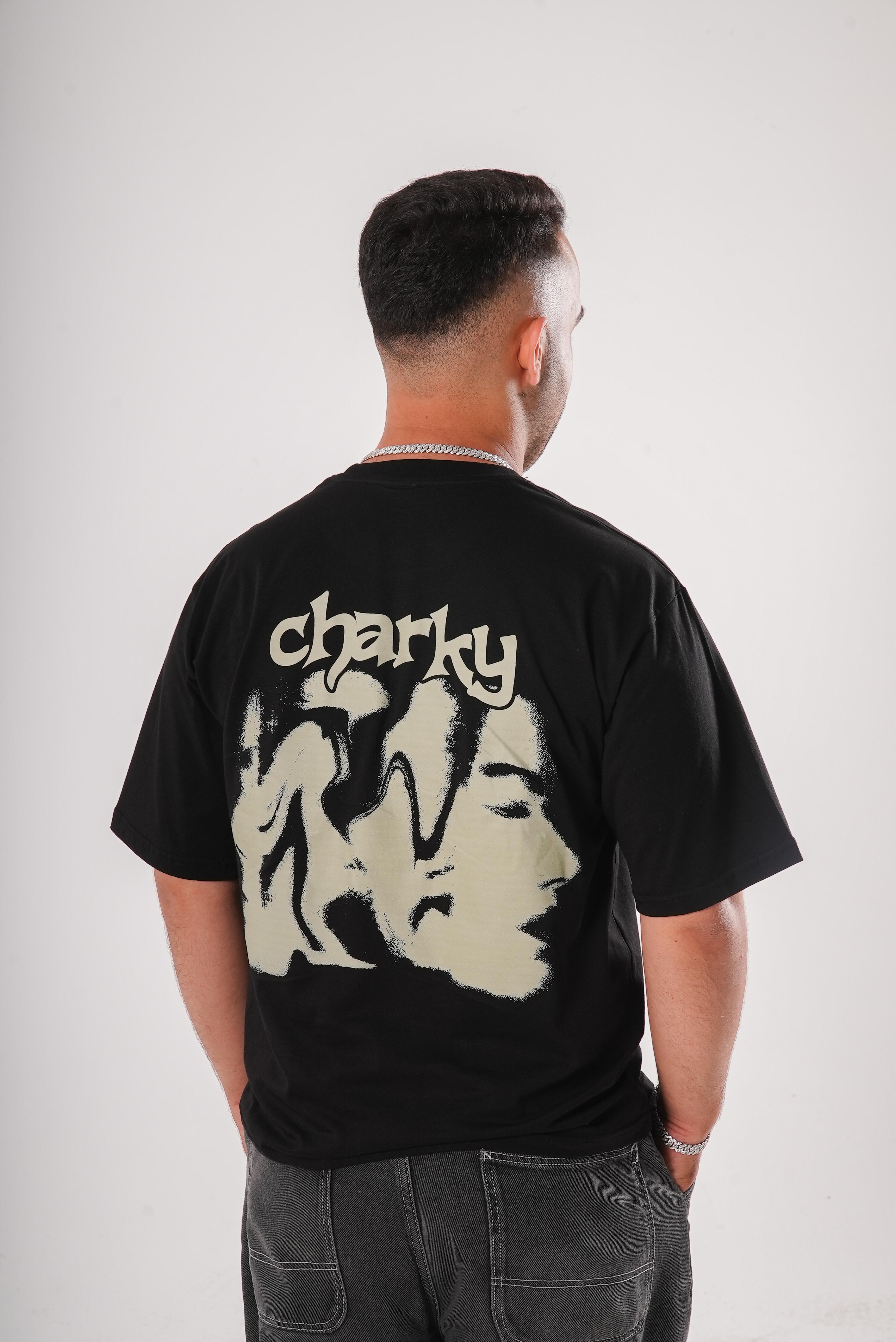 CHARKY BLACK OVERSIZE TEE TS6