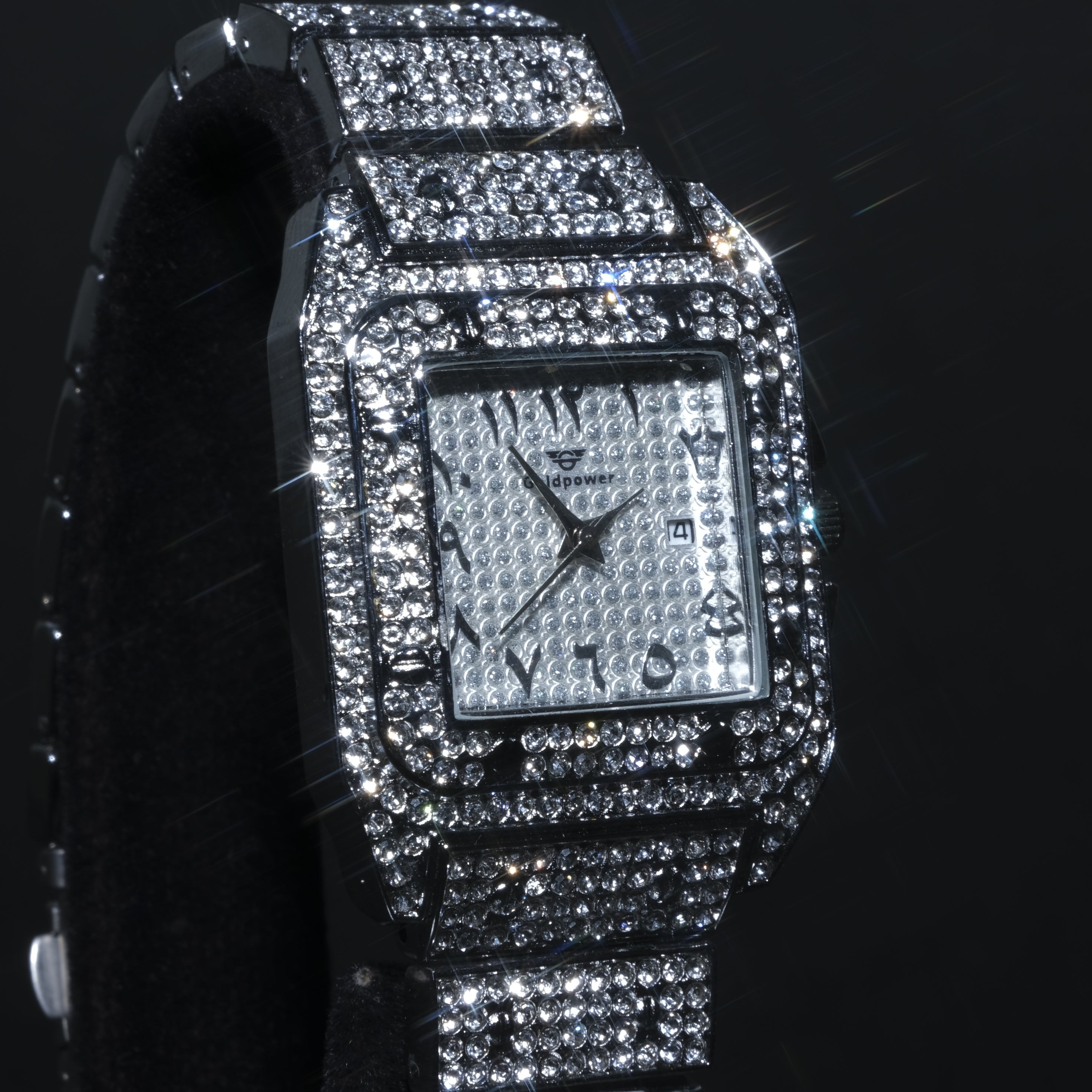 Class ICED OUT WATCH (White Silver)