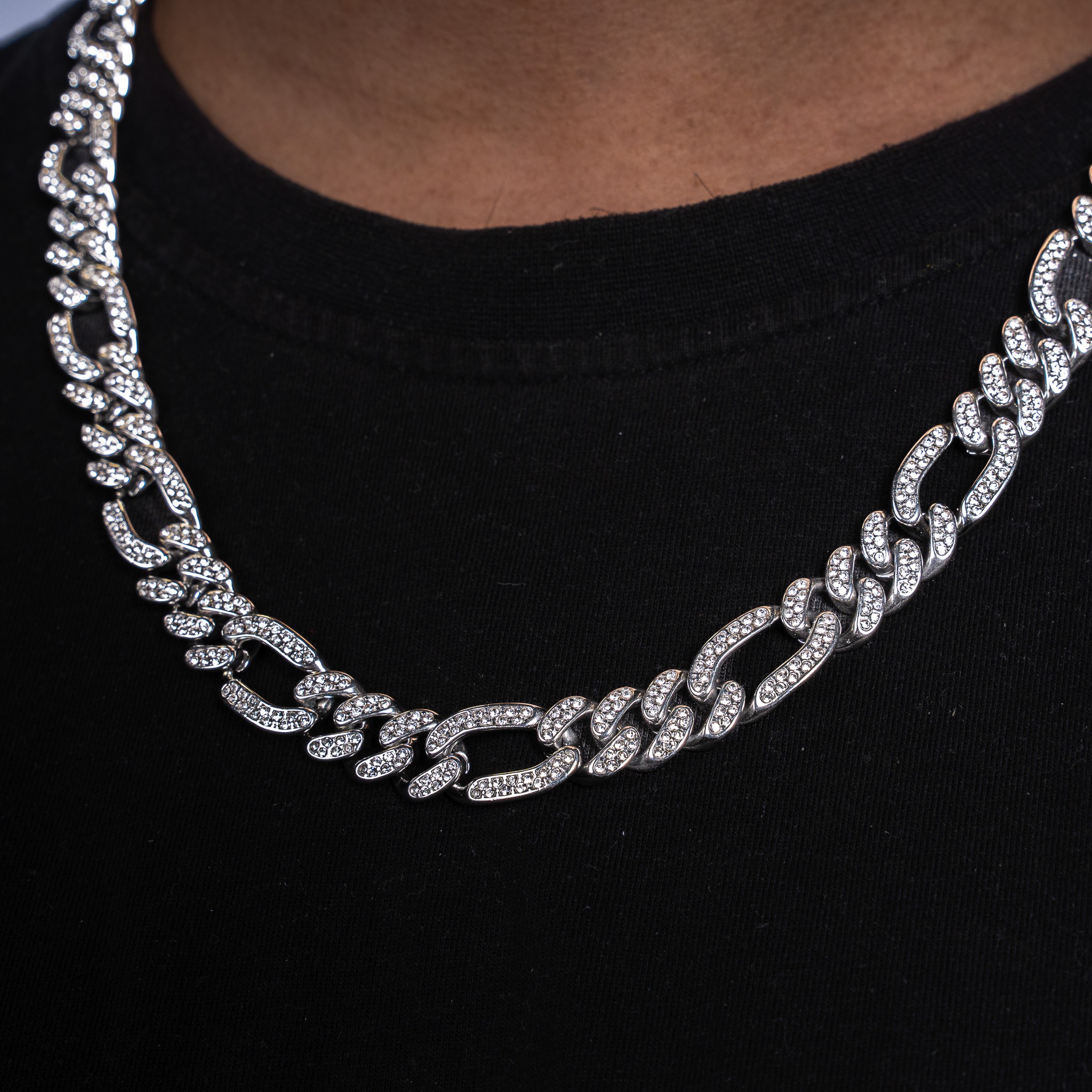 13MM FIGARO CUBAN CHAIN (Paslanmaz Çelik)