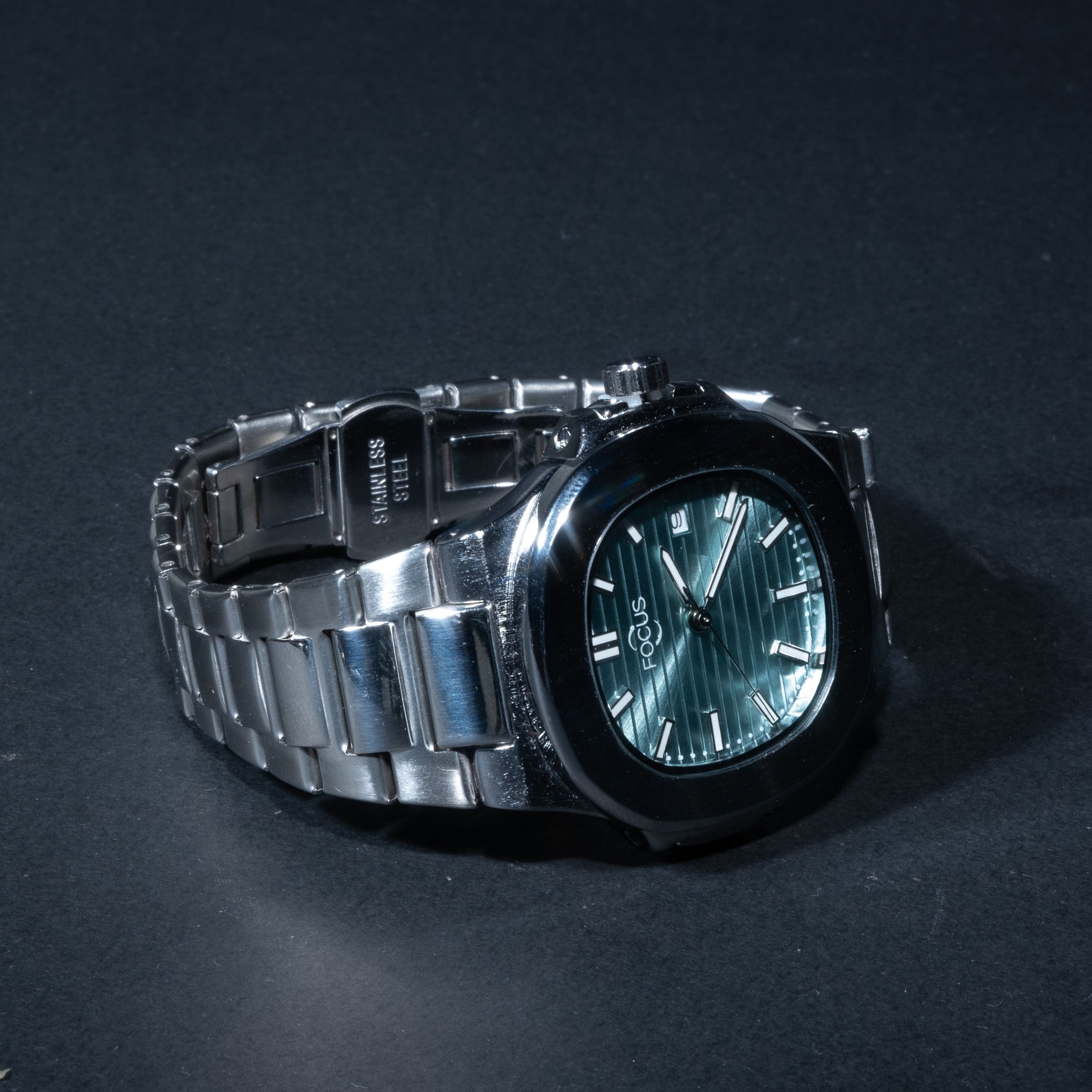 Patek Case Watch (Turquoise)