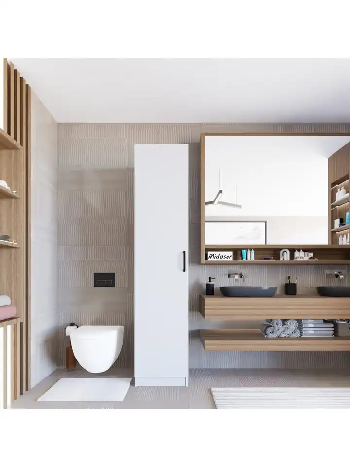 Yaman Mat Beyaz Tek Kapaklı 4 Raflı Çok Amaçlı Mutfak Kiler ve Banyo Dolabı