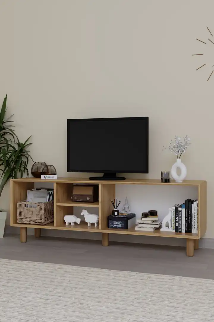 Bohem Serisi Safir Meşe Tv Ünitesi