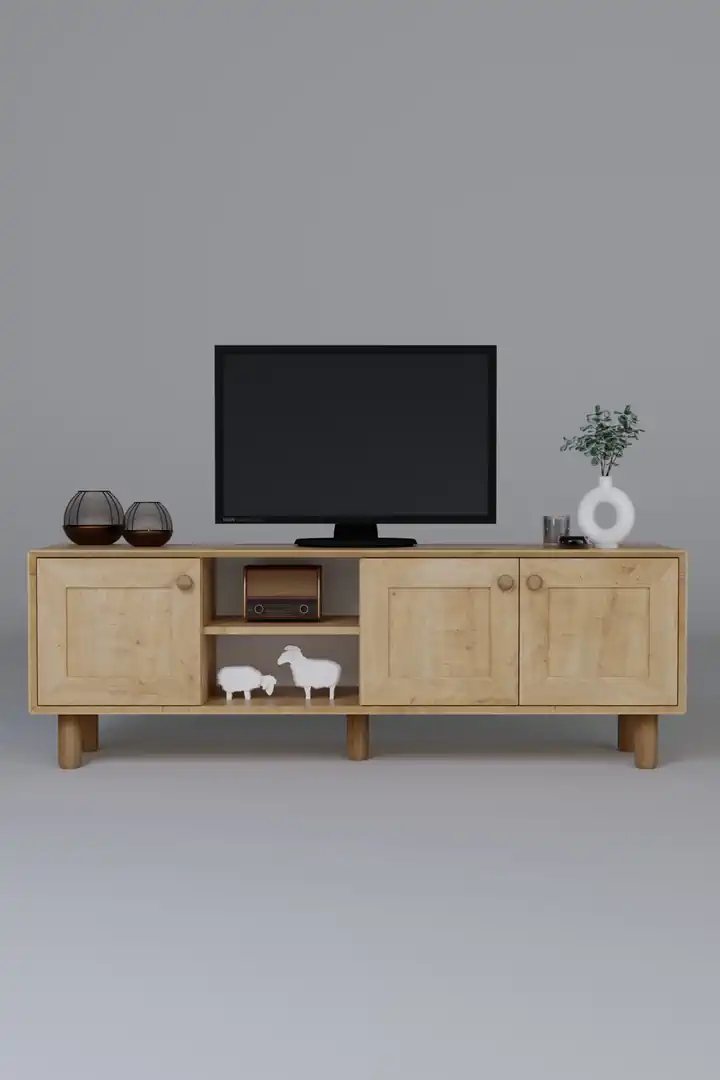 Bohem Serisi Safir Meşe Tv Ünitesi