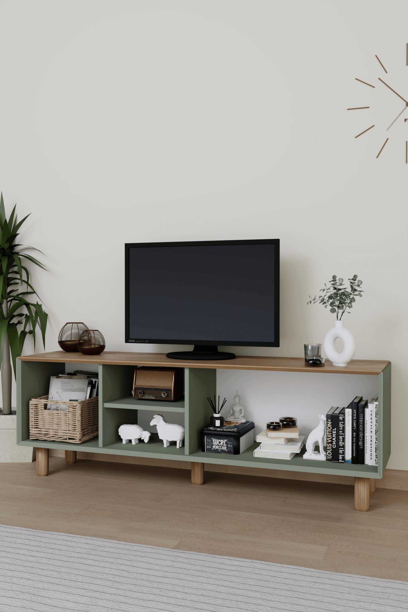 Bohem Serisi Natura Yeşil Tv Ünitesi