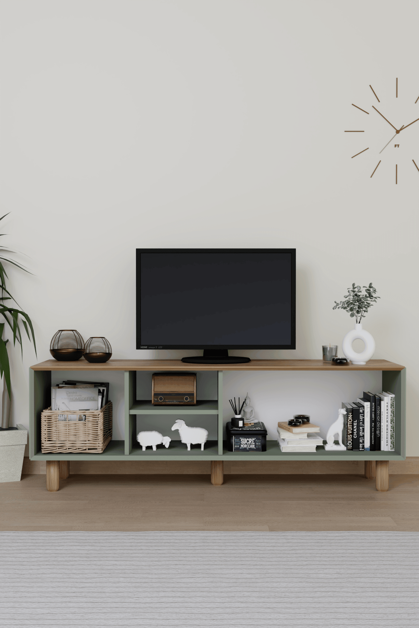 Bohem Serisi Natura Yeşil Tv Ünitesi