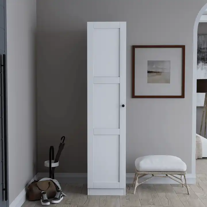 Lucas Tek Kapılı 6 Raflı Çok Amaçlı Dolap