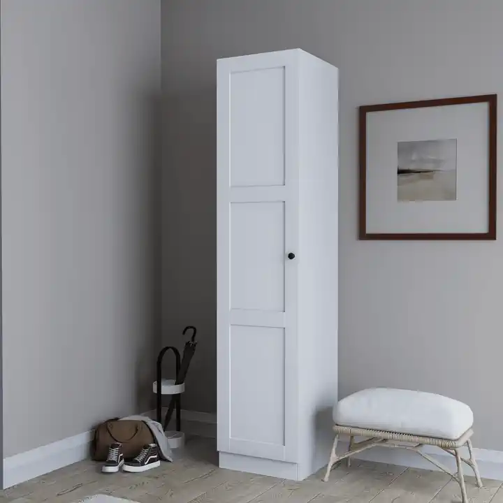 Lucas Tek Kapılı 6 Raflı Çok Amaçlı Dolap