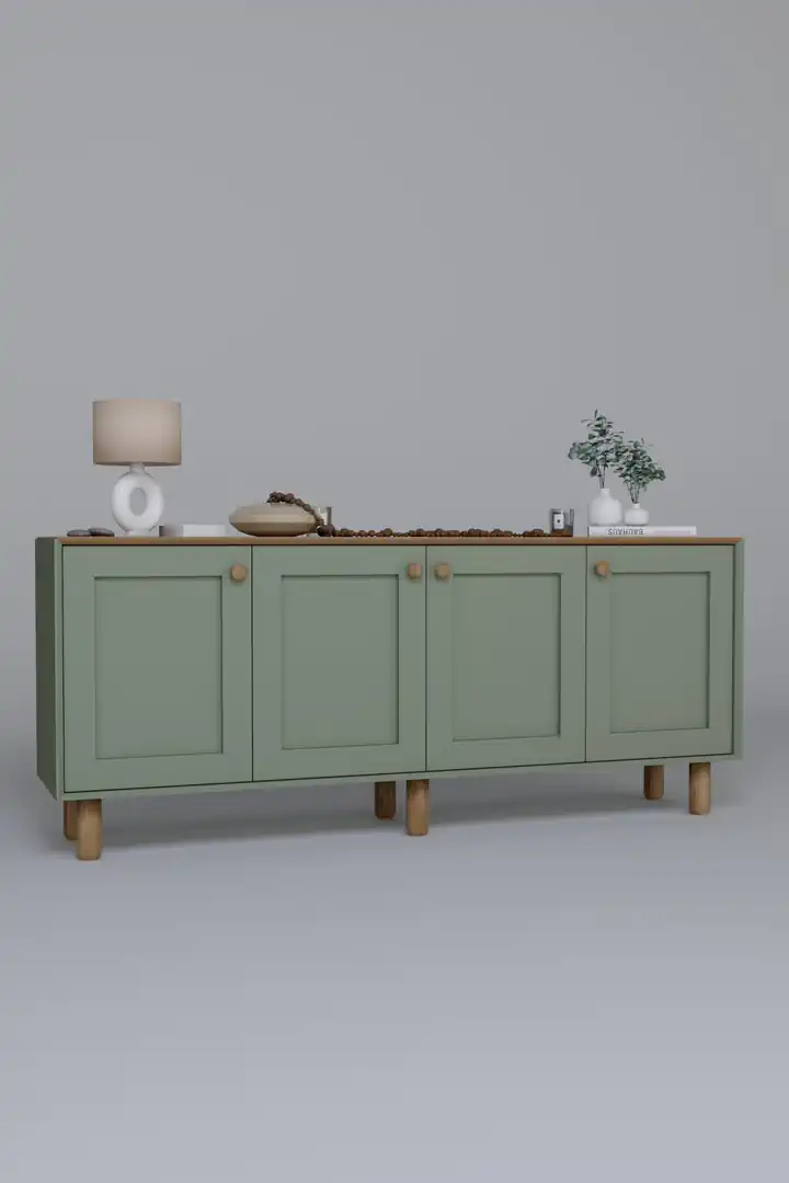 Bohem Serisi Natura Konsol - Yeşil