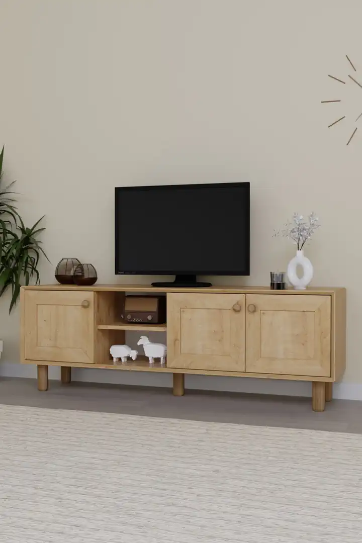 Bohem Serisi Safir Meşe Tv Ünitesi