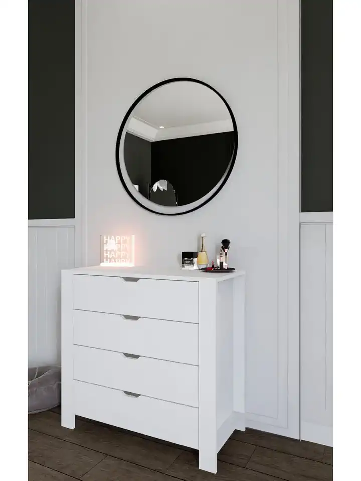 Duru Beyaz 4 Çekmeceli Şifonyer