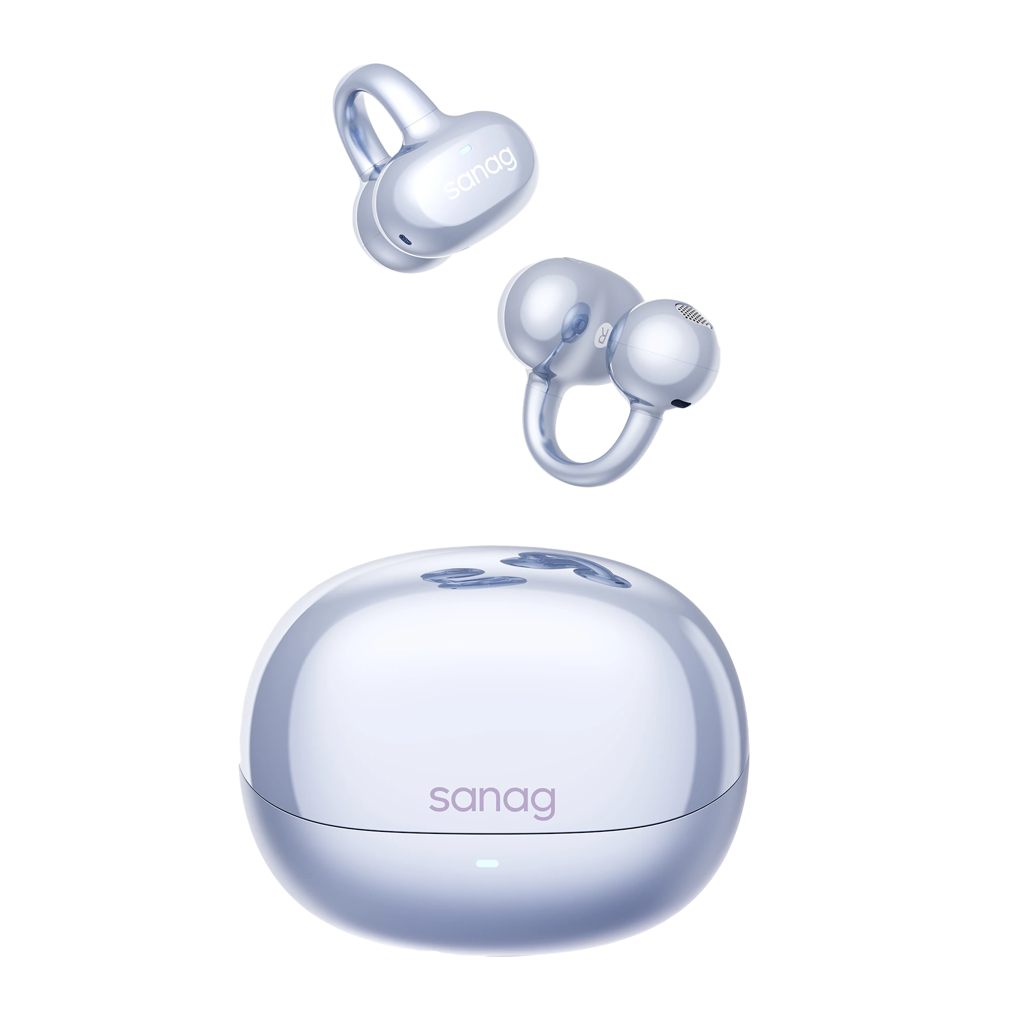 sanag S8S AI ワイヤレスイヤホン ブルー sanag s8s イヤーカフ ワイヤレスイヤホン Bluetooth｜Yahoo!フリマ
