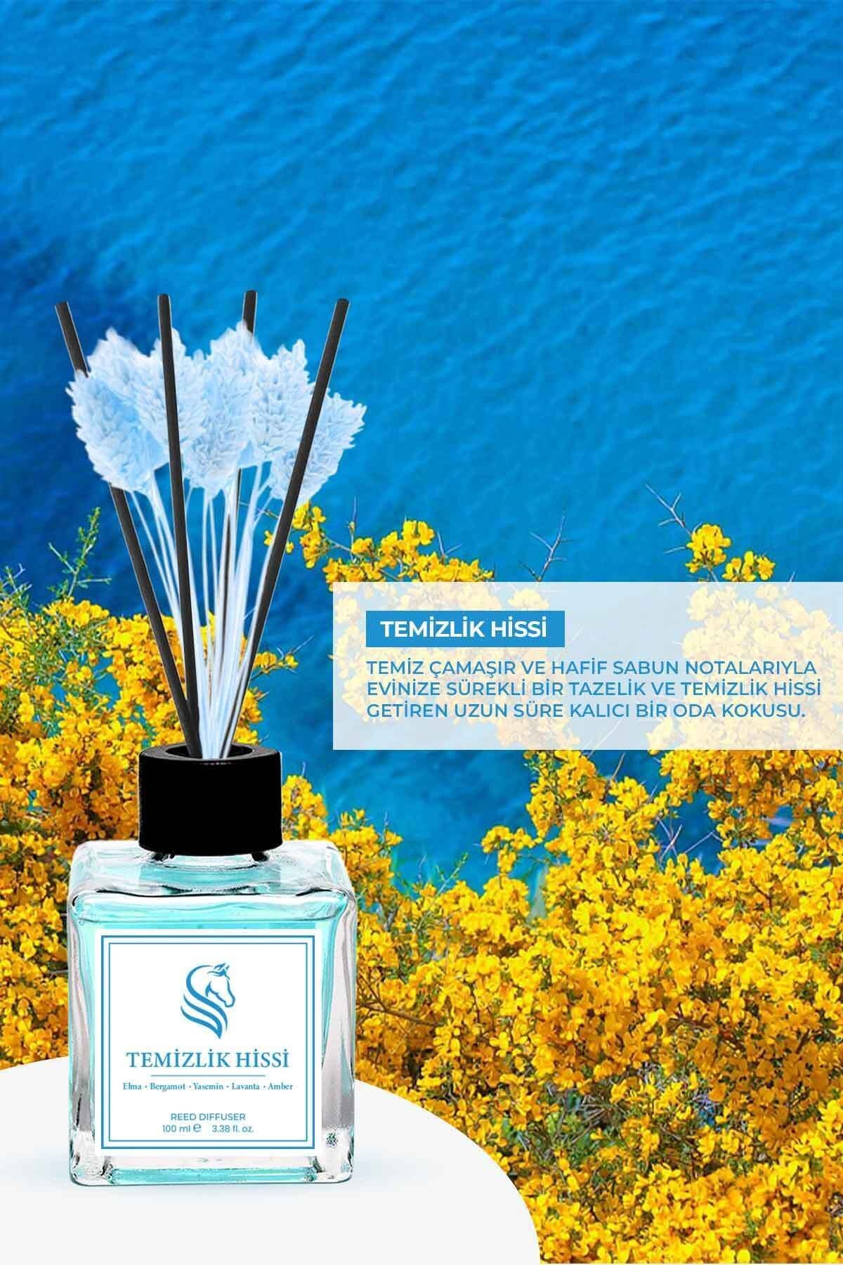 Çiçekli Dekoratif Özel Gün Hediye Kutulu Temizlik Hissi Oda Kokusu 100ml