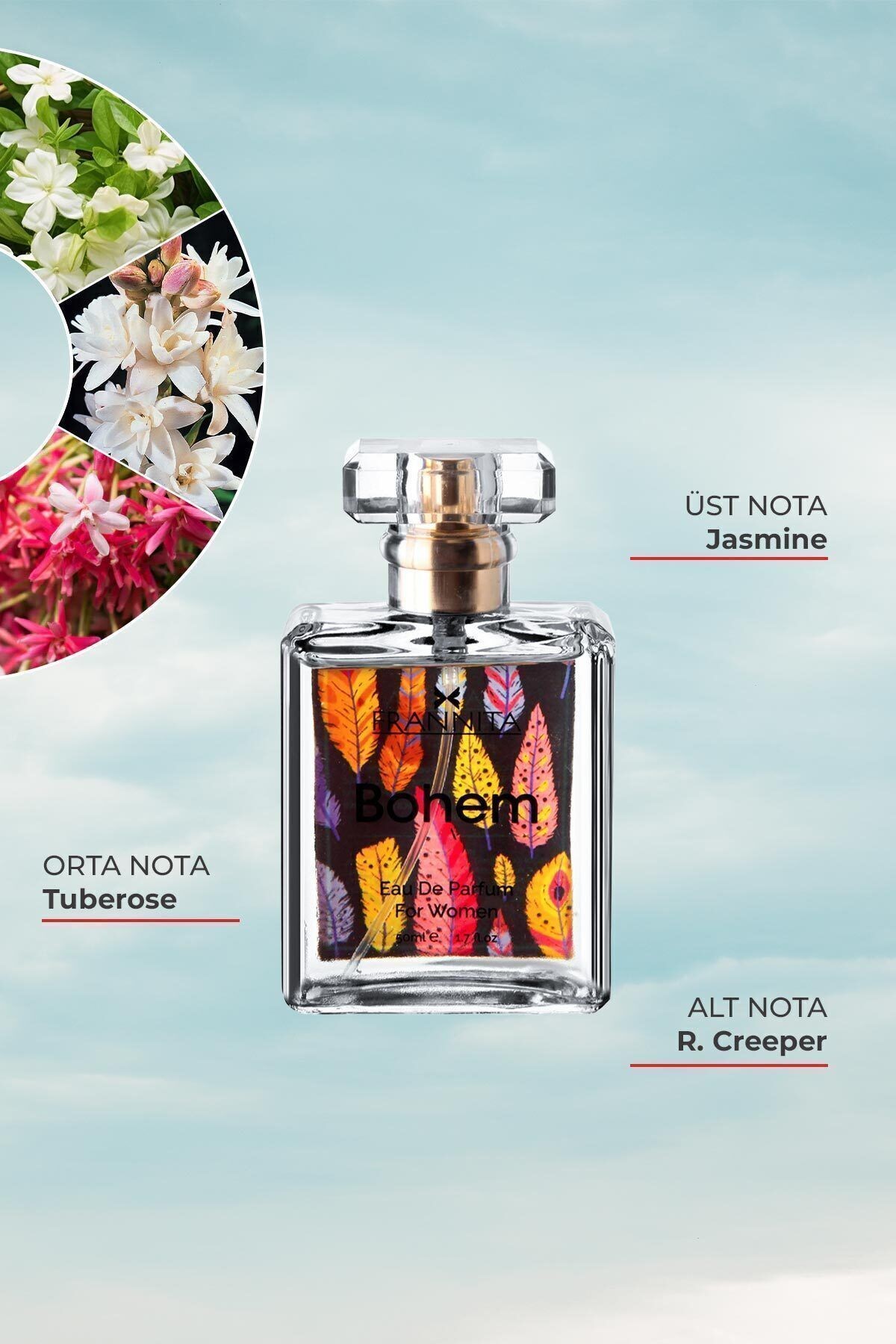 Bohem Çiçeksi Pudralı Özel Seri Uzun Süre Kalıcı 50 Ml. Edp Kadın Parfüm