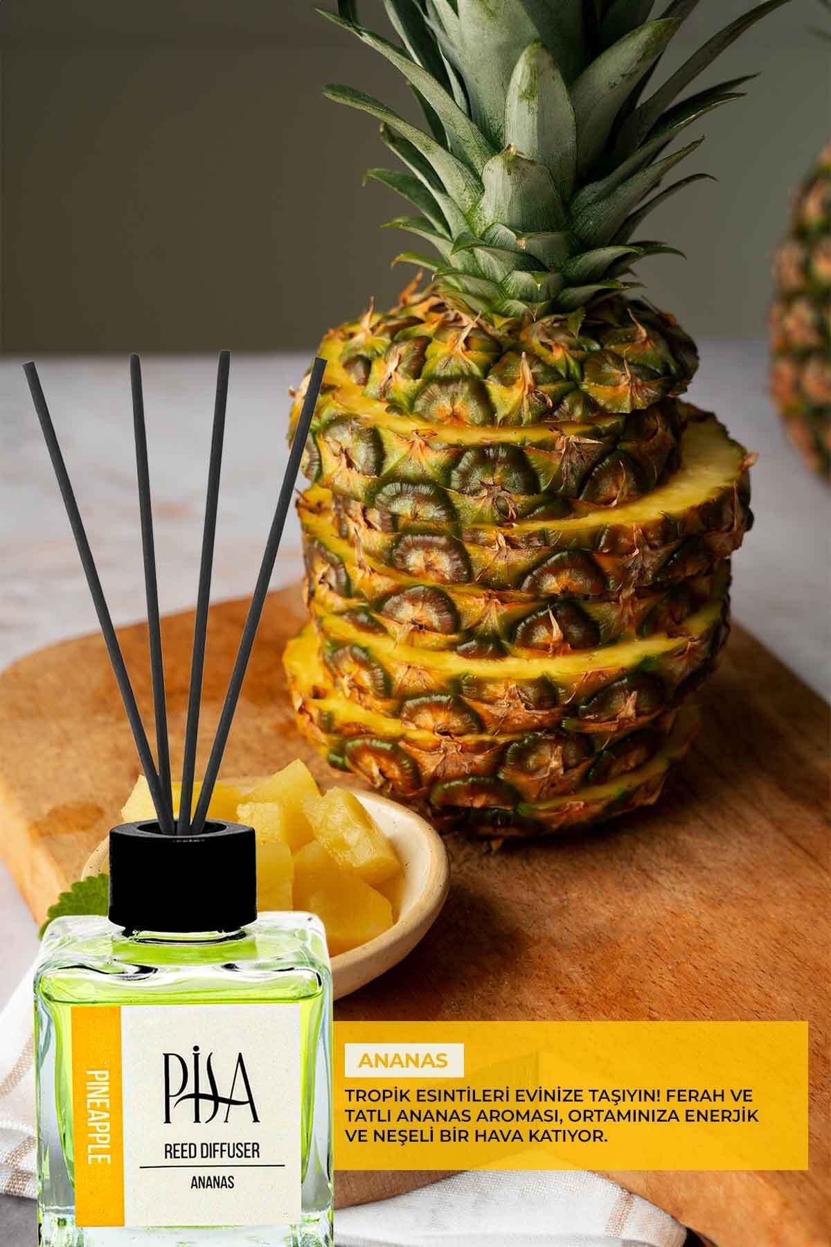 Ananas Çubuklu Oda Kokusu Pineapple Reed Diffuser 100ml