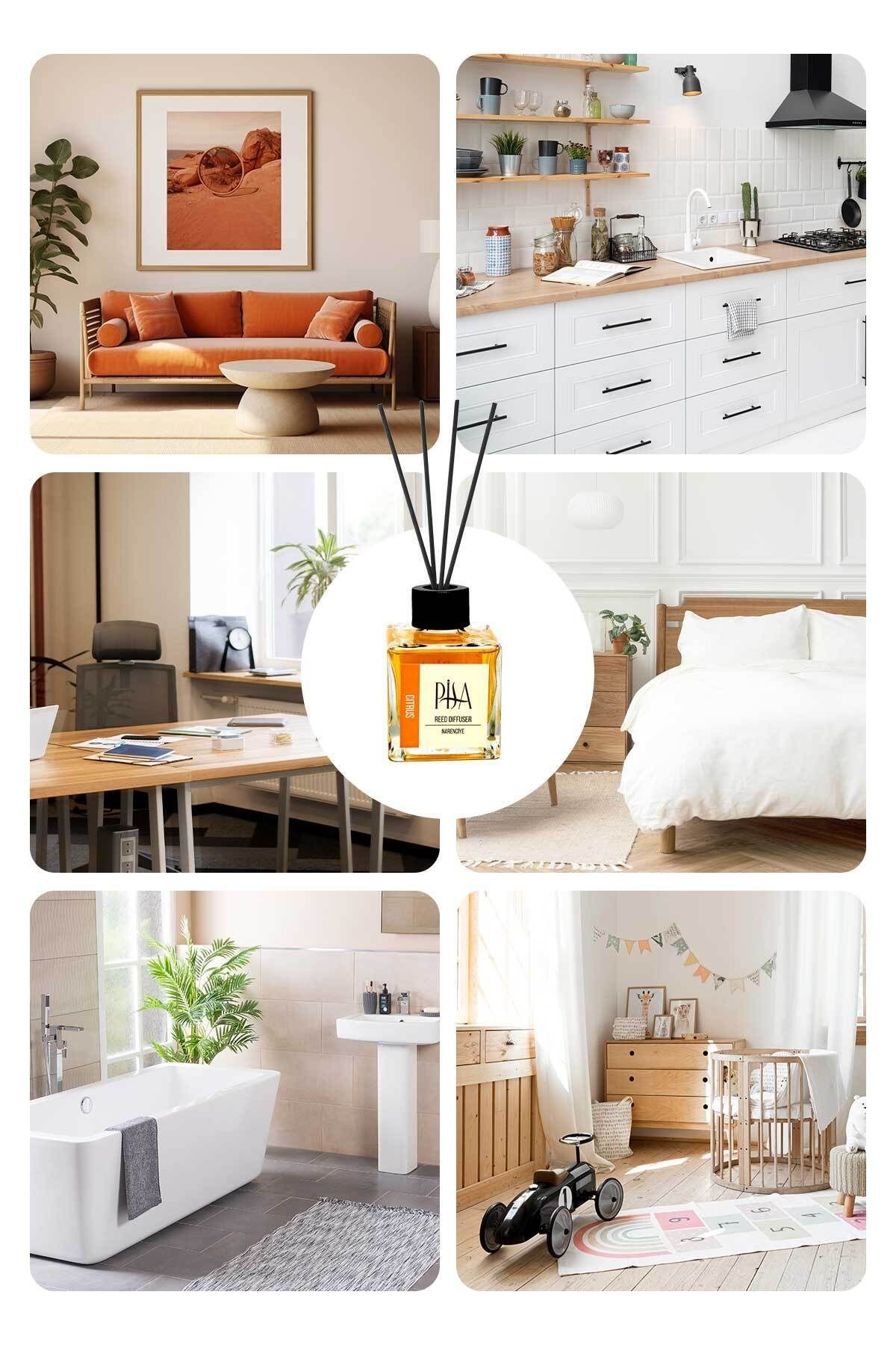 Turunçgil Çubuklu Oda Kokusu Citrus Reed Diffuser 100ml