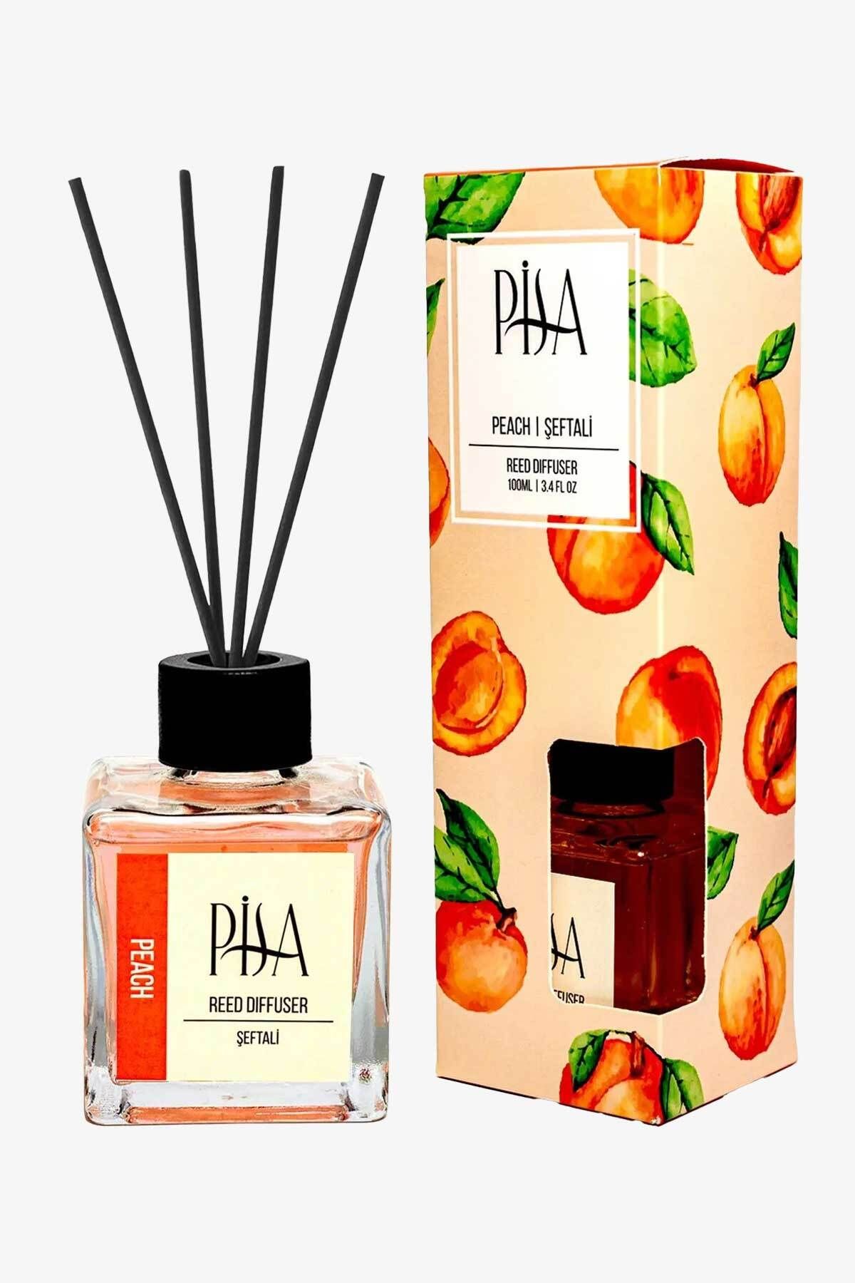 Şeftali Kokusu Çubuklu Oda Kokusu Peach Reed Diffuser 100ml
