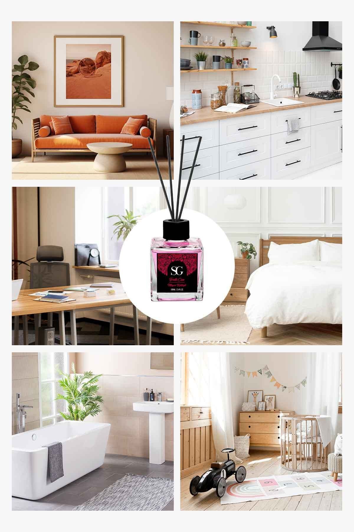 Meyve Kokteyli Çubuklu Oda Kokusu Frutti Can Reed Diffuser 100ml