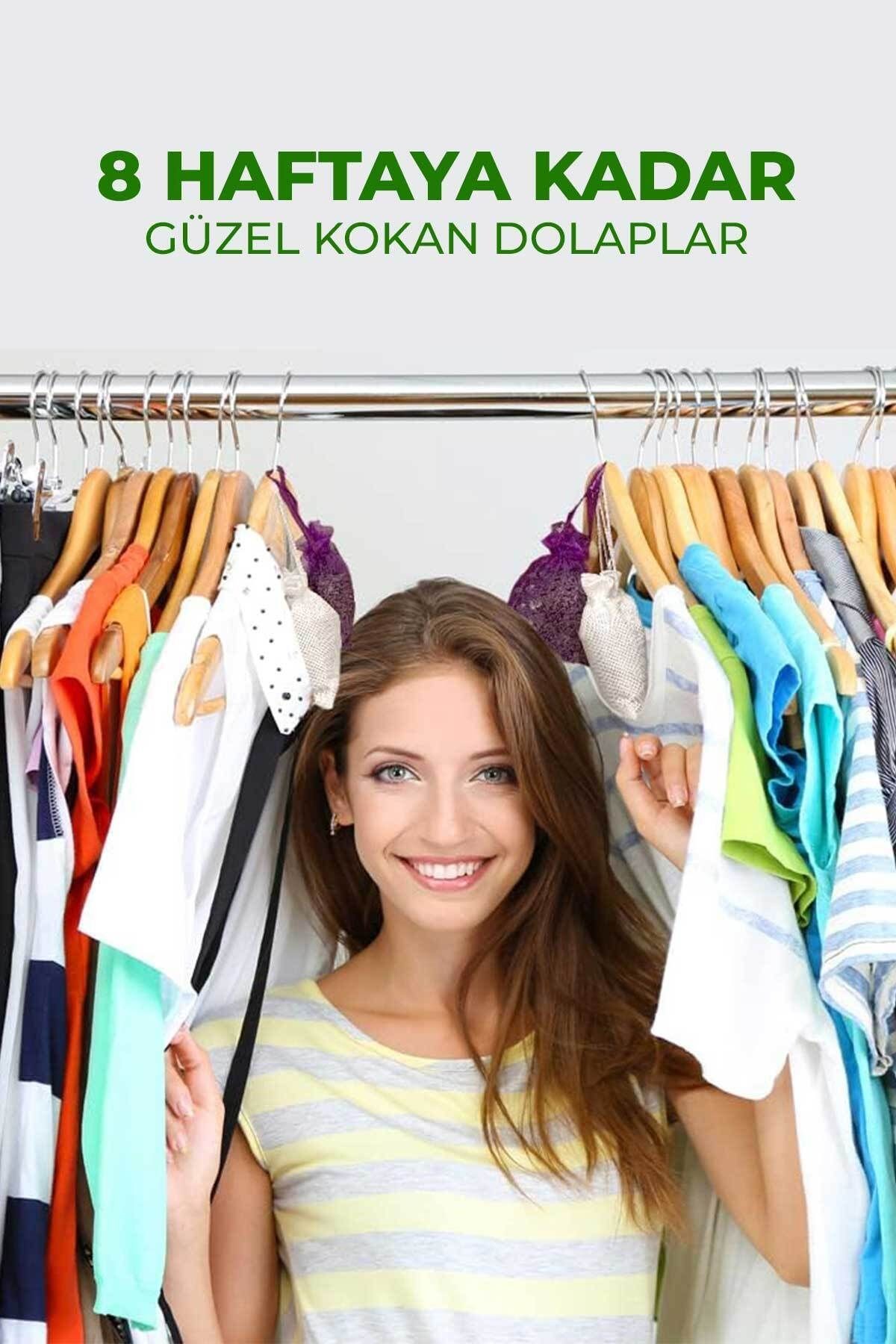 5 Adet Dolap ve Çekmece Kokusu Yağmur Sonrası Koku Kesesi