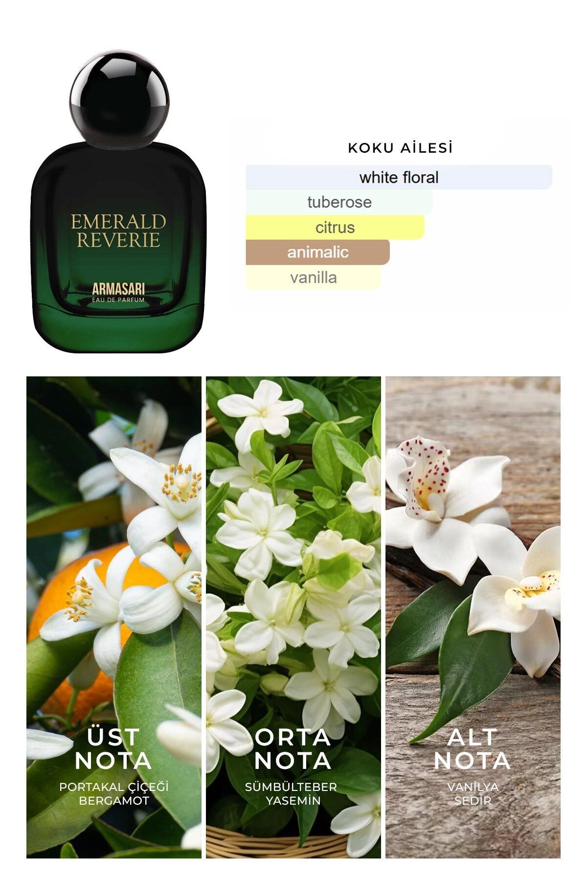Emerald Reverie Çiçeksi Kalıcı 100 ml Edp Kadın Parfüm