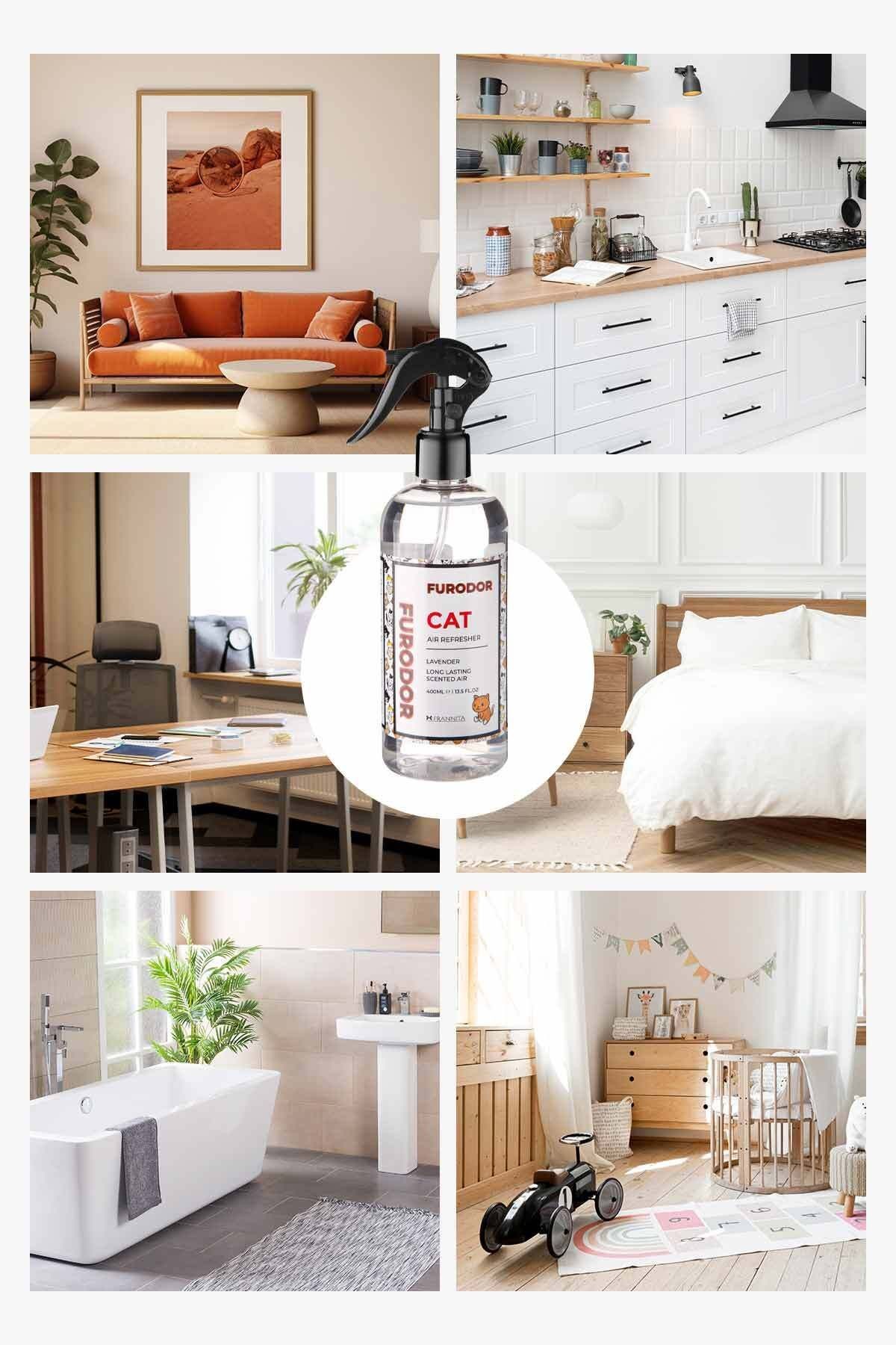 Kediler için Özel Lavanta Oda Kokusu Cat Lavender Air Refresher 400ml