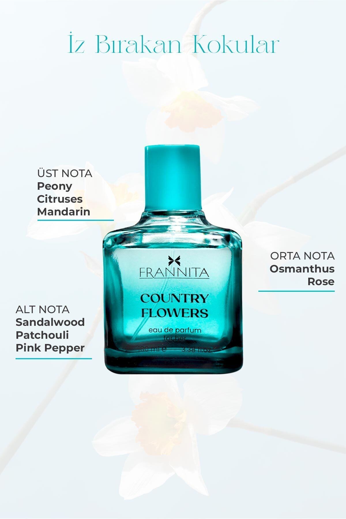 Flora Country Flowers Çiçeksi Özel Seri Uzun Süre Kalıcı 100 ml Edp Kadın Parfüm