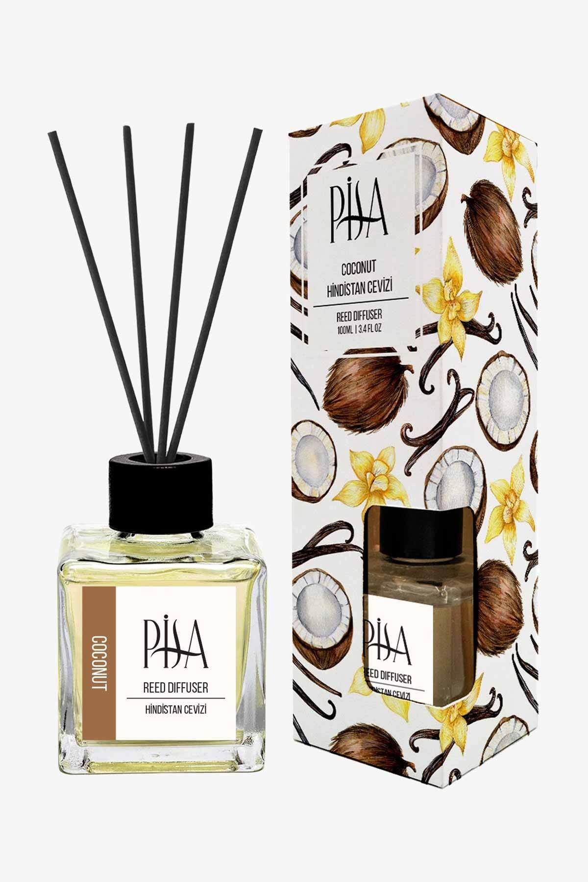 Hindistan Cevizi ve Vanilya Çubuklu Oda Kokusu Coconut and Vanilla Reed Diffuser 100ml
