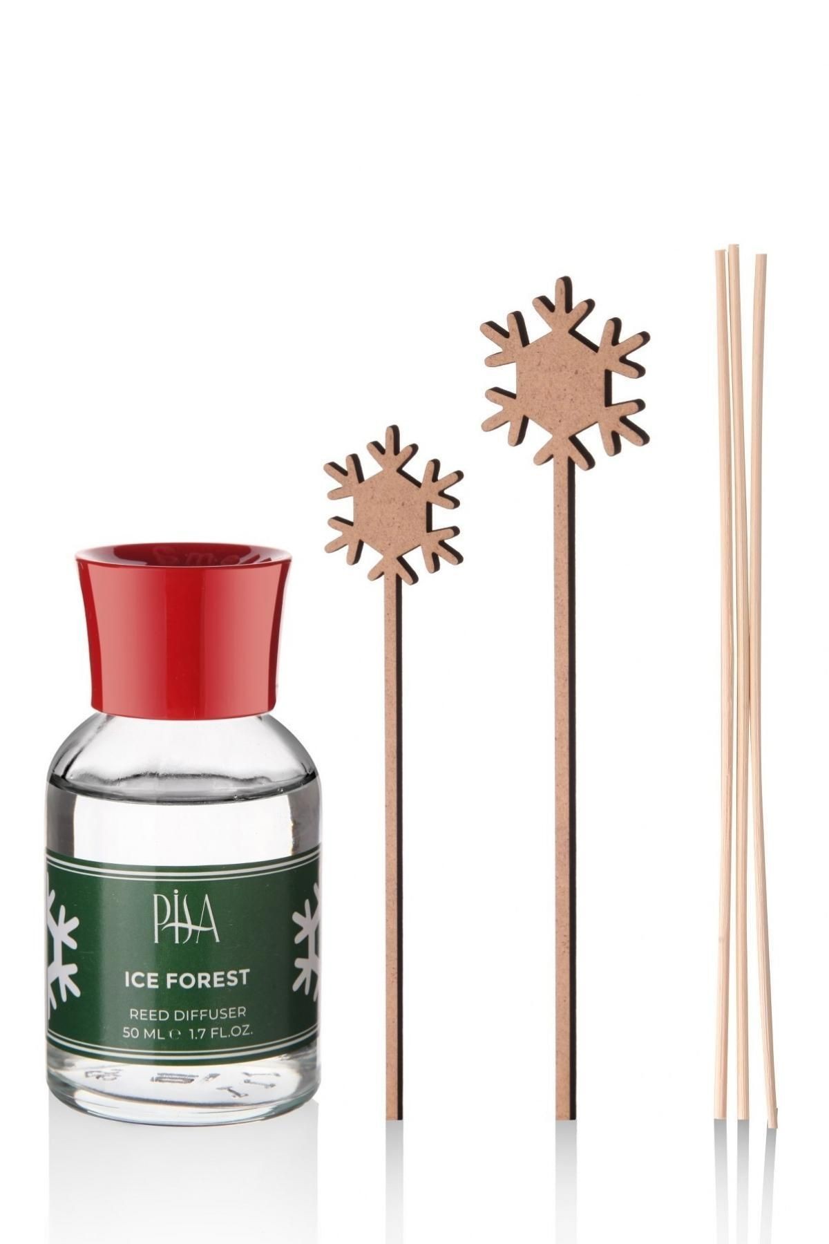 Yeni Yıl Yılbaşı Özel Bambu Çubuklu Ice Forest Oda Kokusu 50 ML