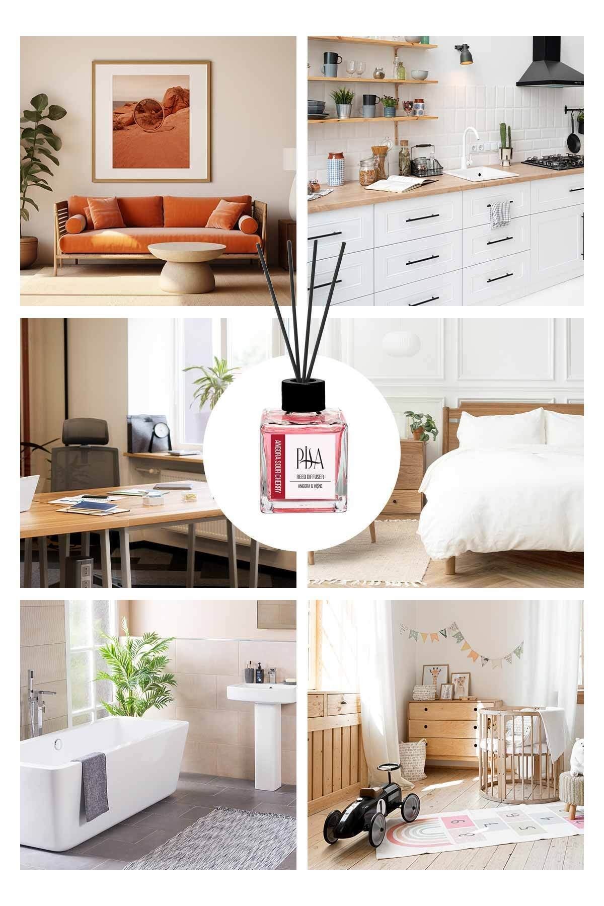 Angora Vişne Çubuklu Oda Kokusu Angora Cherry Reed Diffuser 100ml