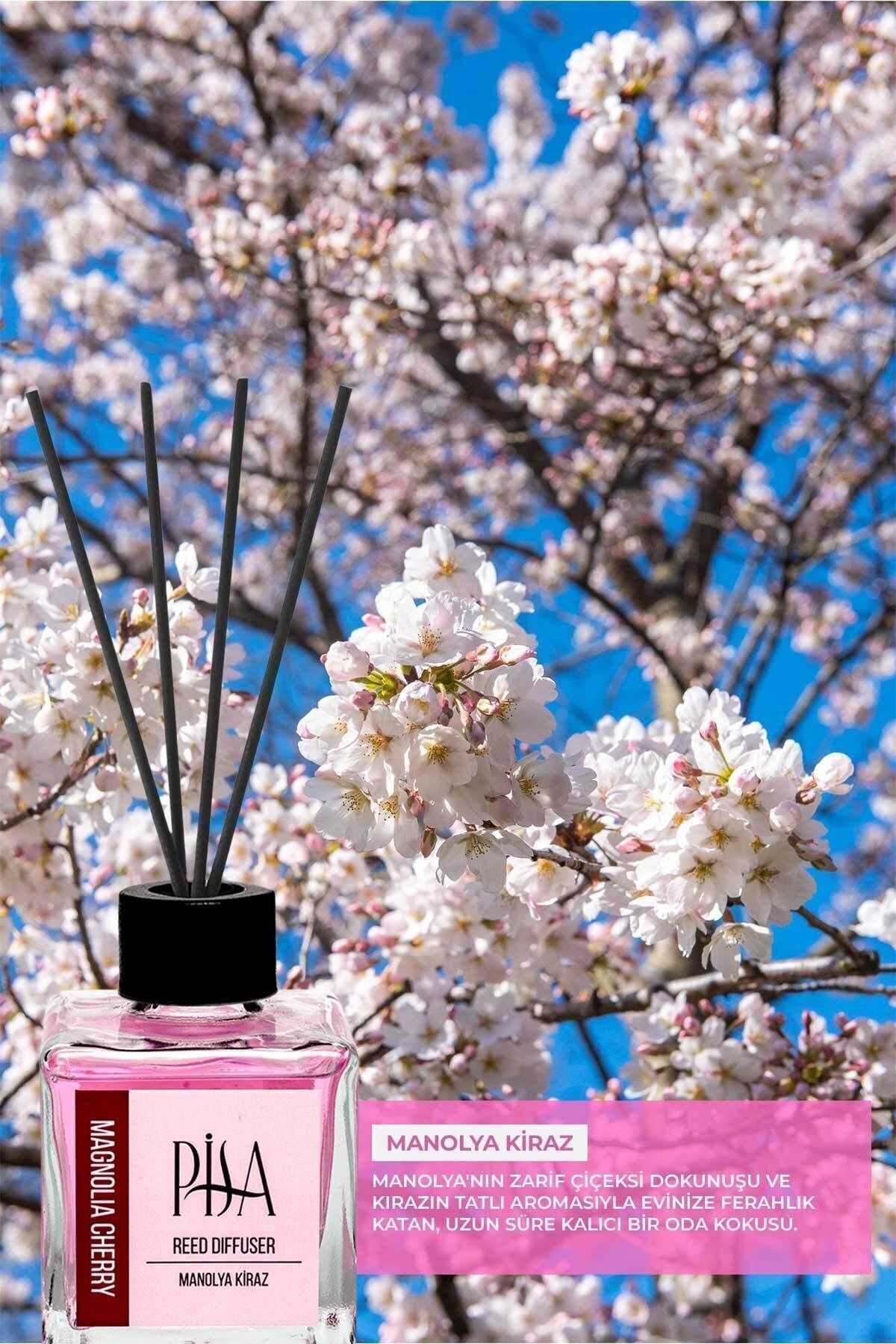 Manolya Kiraz Çubuklu Oda Kokusu Magnolia Cherry Reed Diffuser 100ml