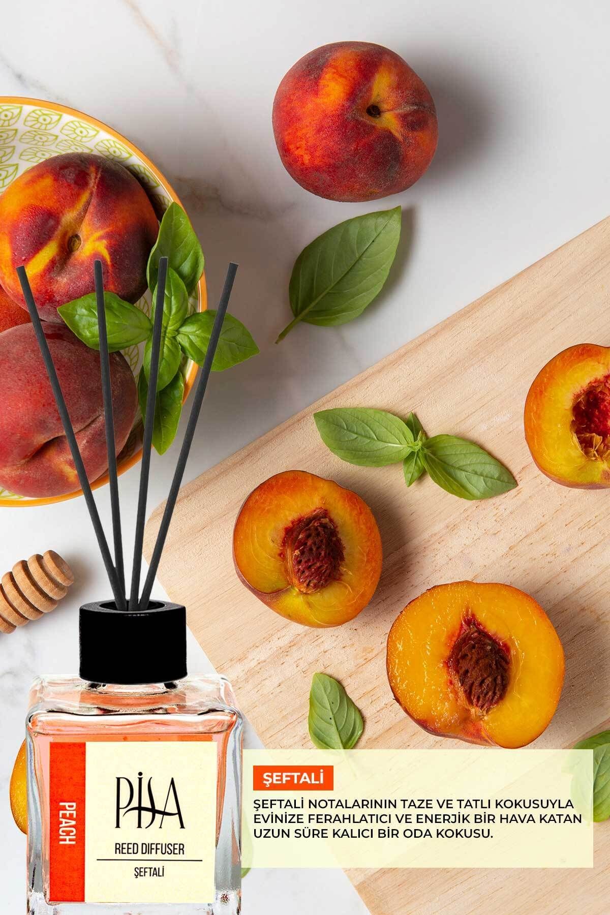 Şeftali Kokusu Çubuklu Oda Kokusu Peach Reed Diffuser 100ml