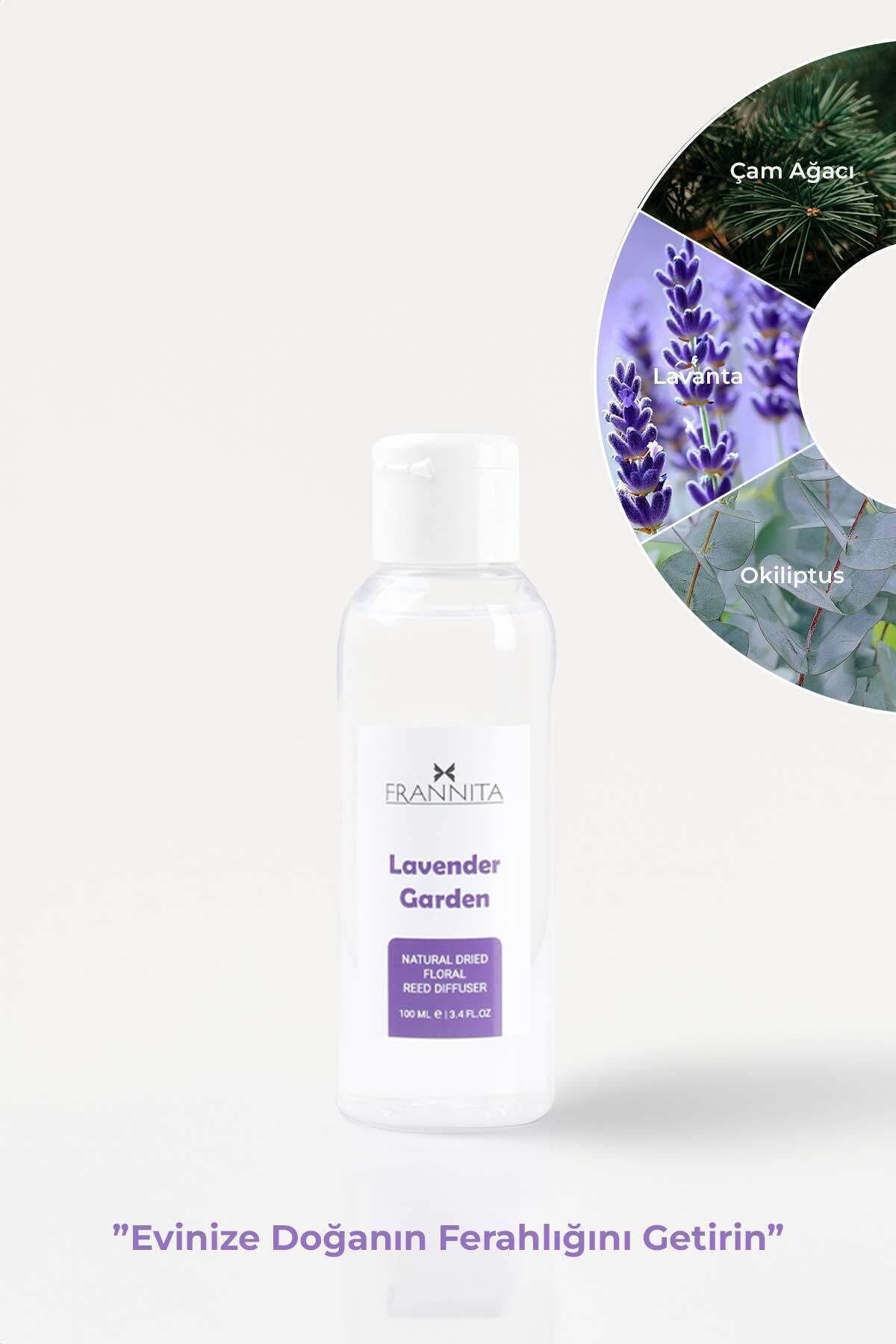Lavender Garden Çiçekli Cam Vazolu Refilli Dekoratif Oda Kokusu 100ml