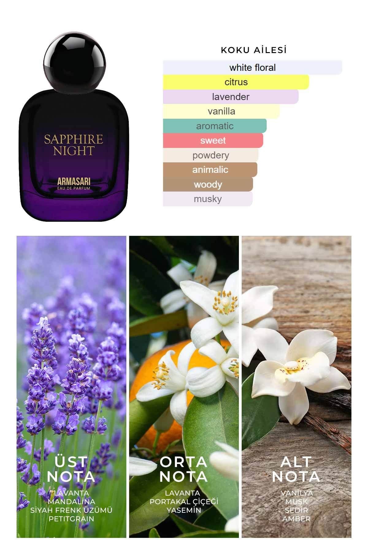 Sapphire Night Oryantal Kalıcı 100 ml Edp Kadın Parfüm