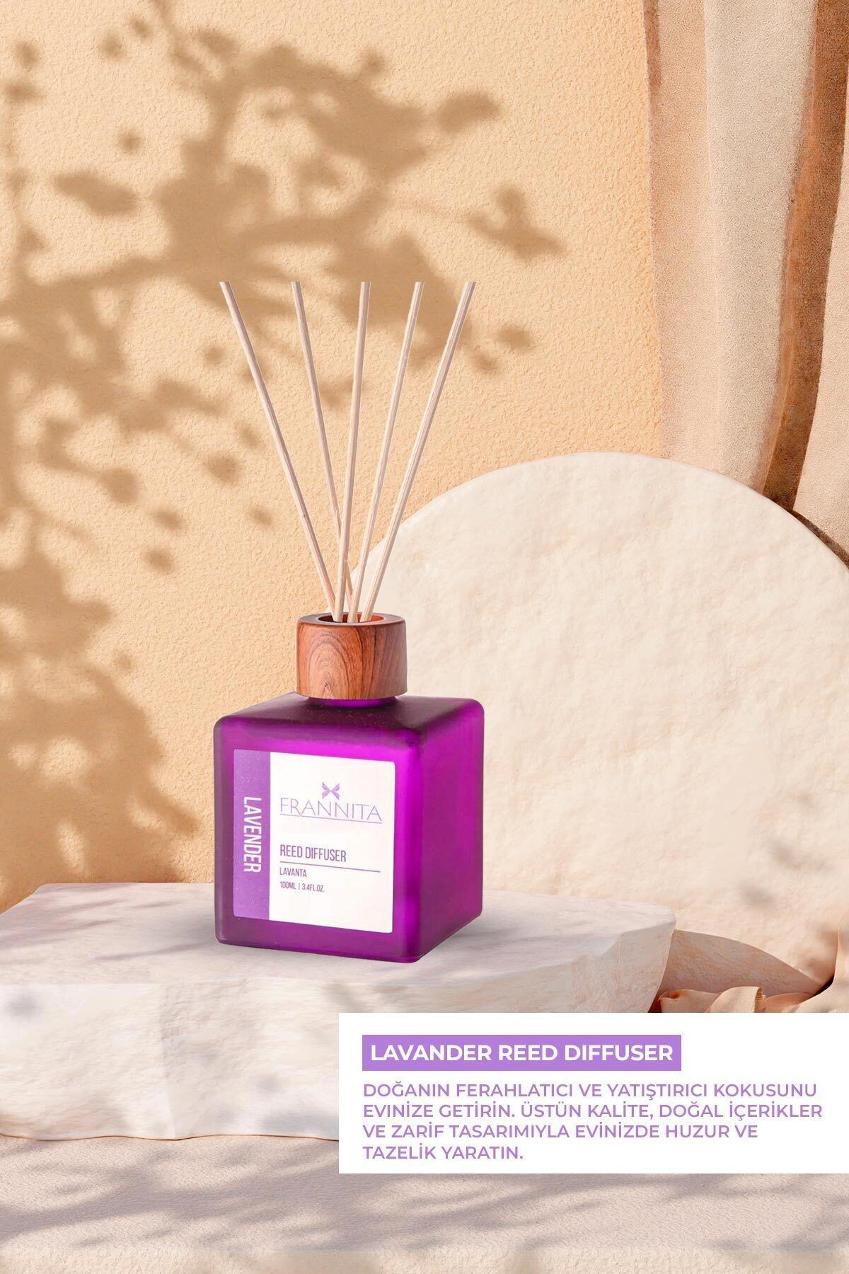 Bambu Çubuklu Renkli Seri Oda Kokusu Lavanta 100 ml