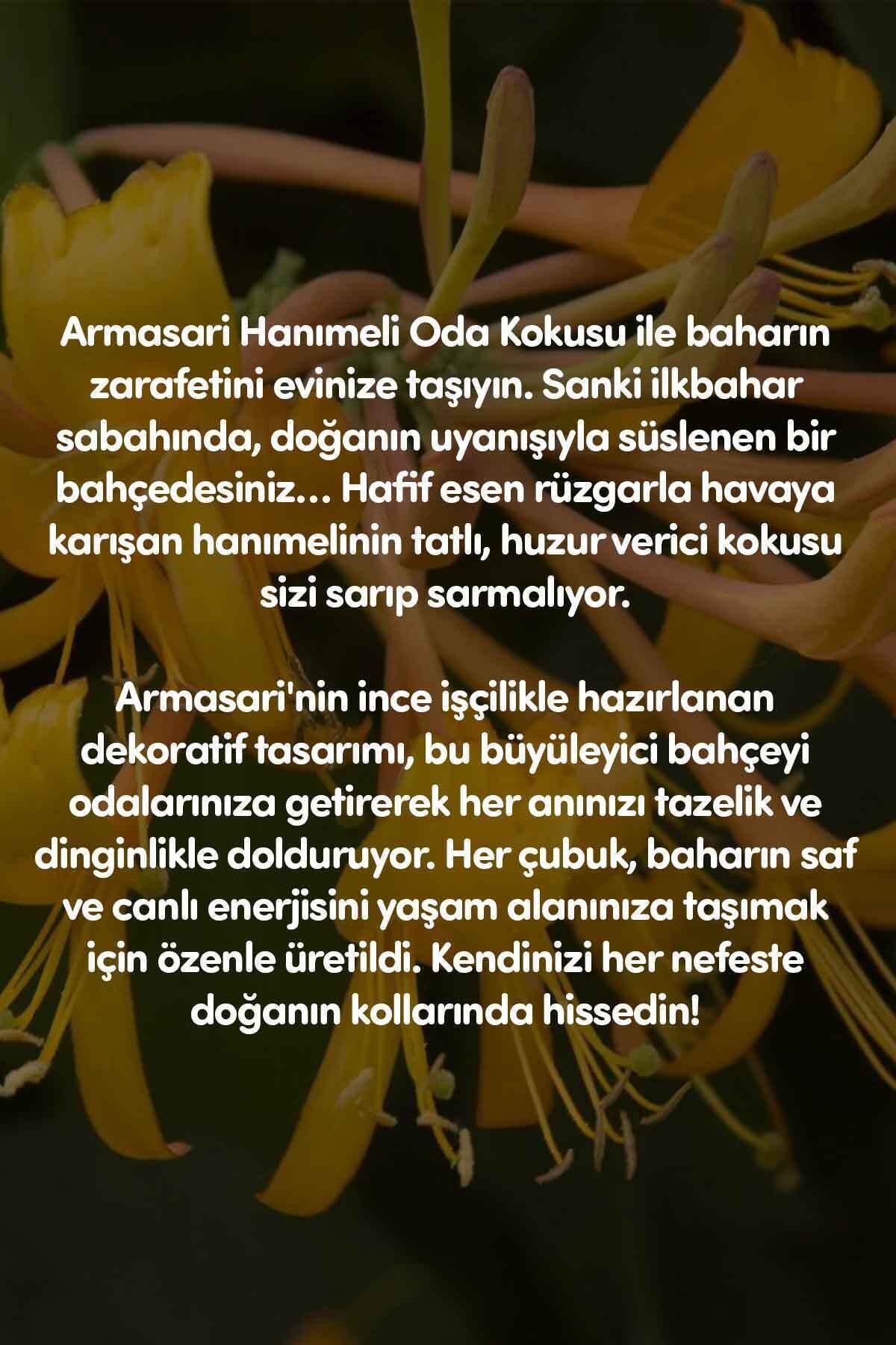 Hanımeli Çubuklu Oda Kokusu Honeysuckle Reed Diffuser 100ml