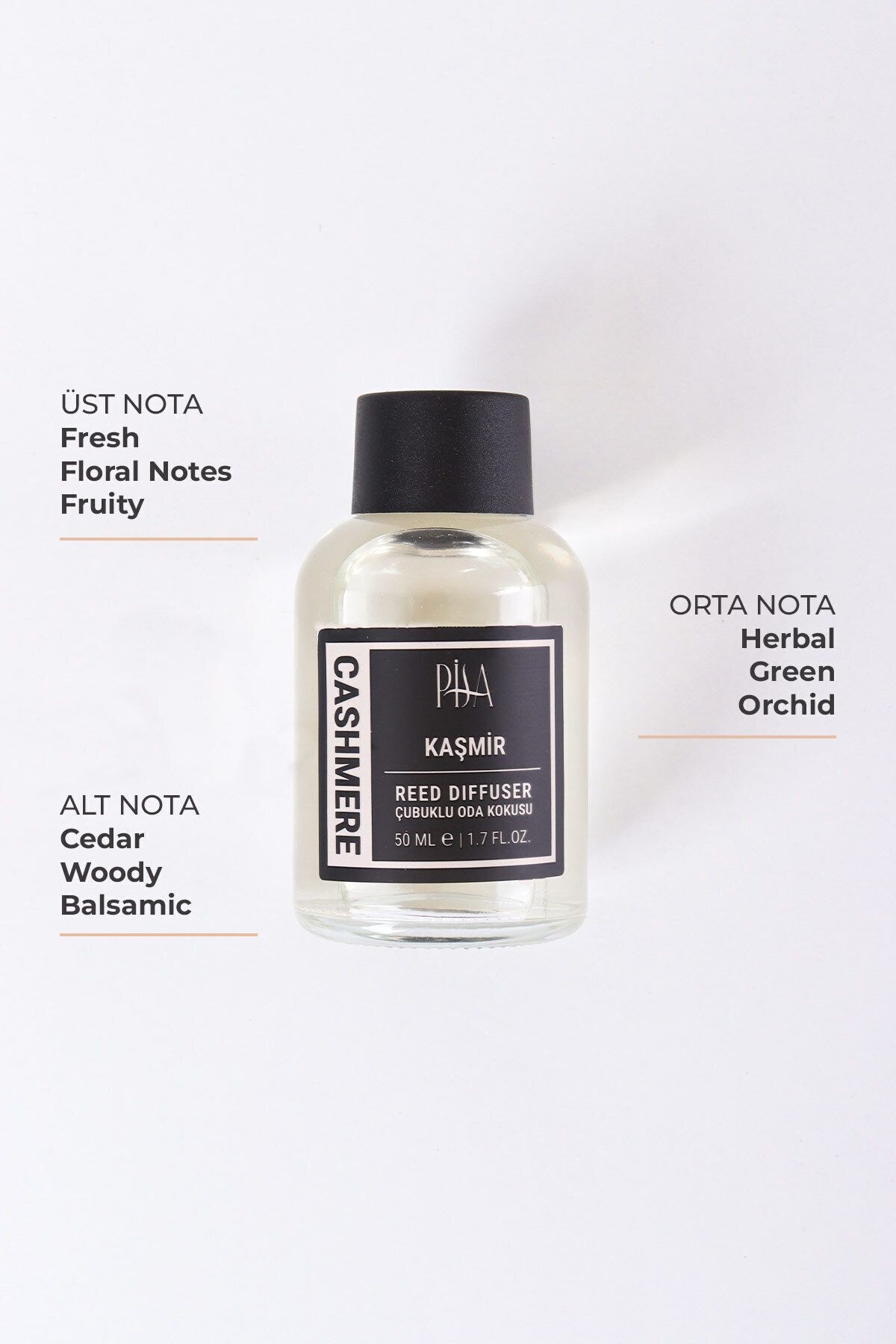 Kaşmir Çubuklu Oda Kokusu Cashmere Reed Diffuser 50ml