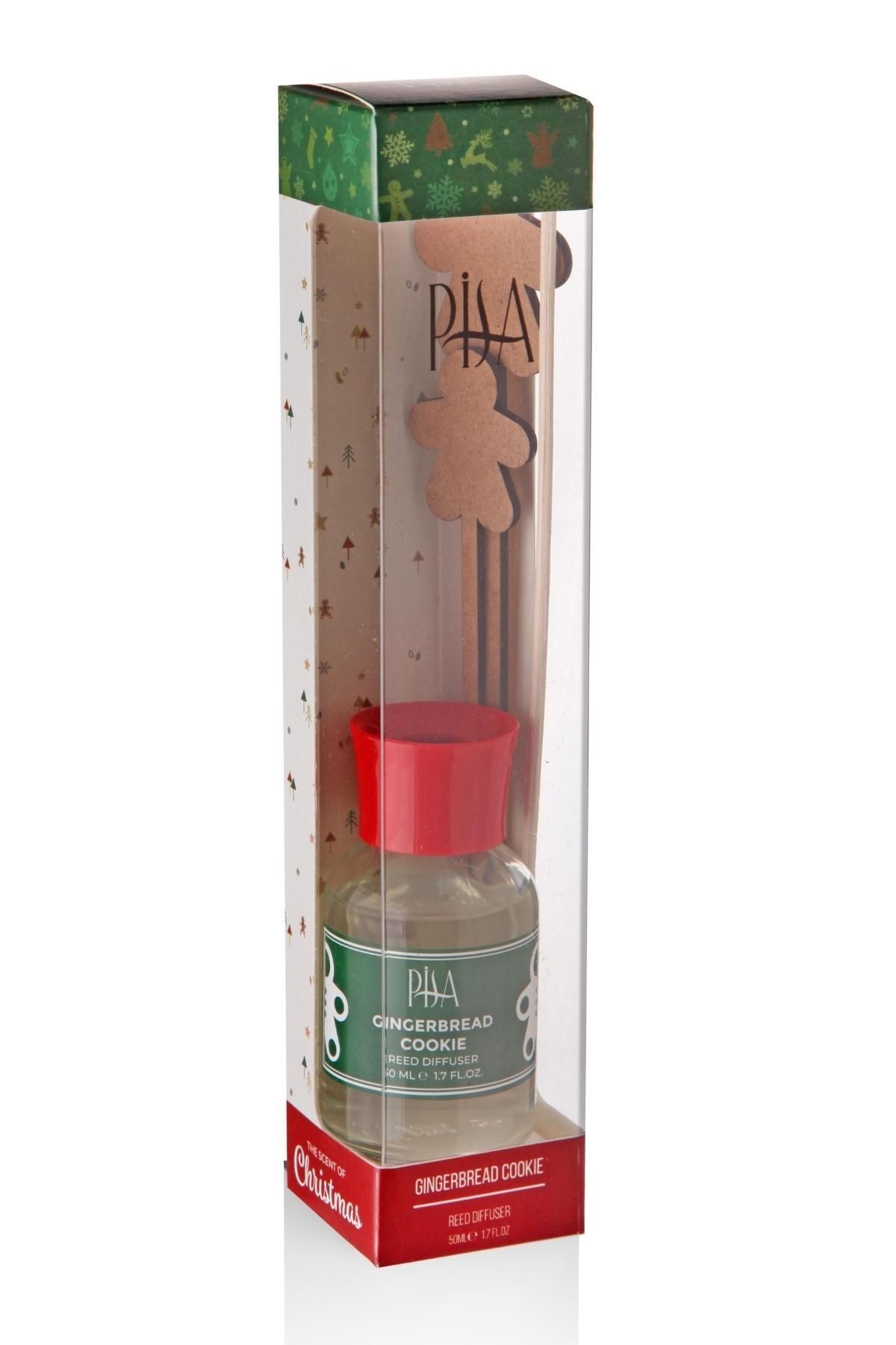 Yeni Yıl Yılbaşı Özel Bambu Çubuklu Gingerbread Cookie Oda Kokusu -50 ml